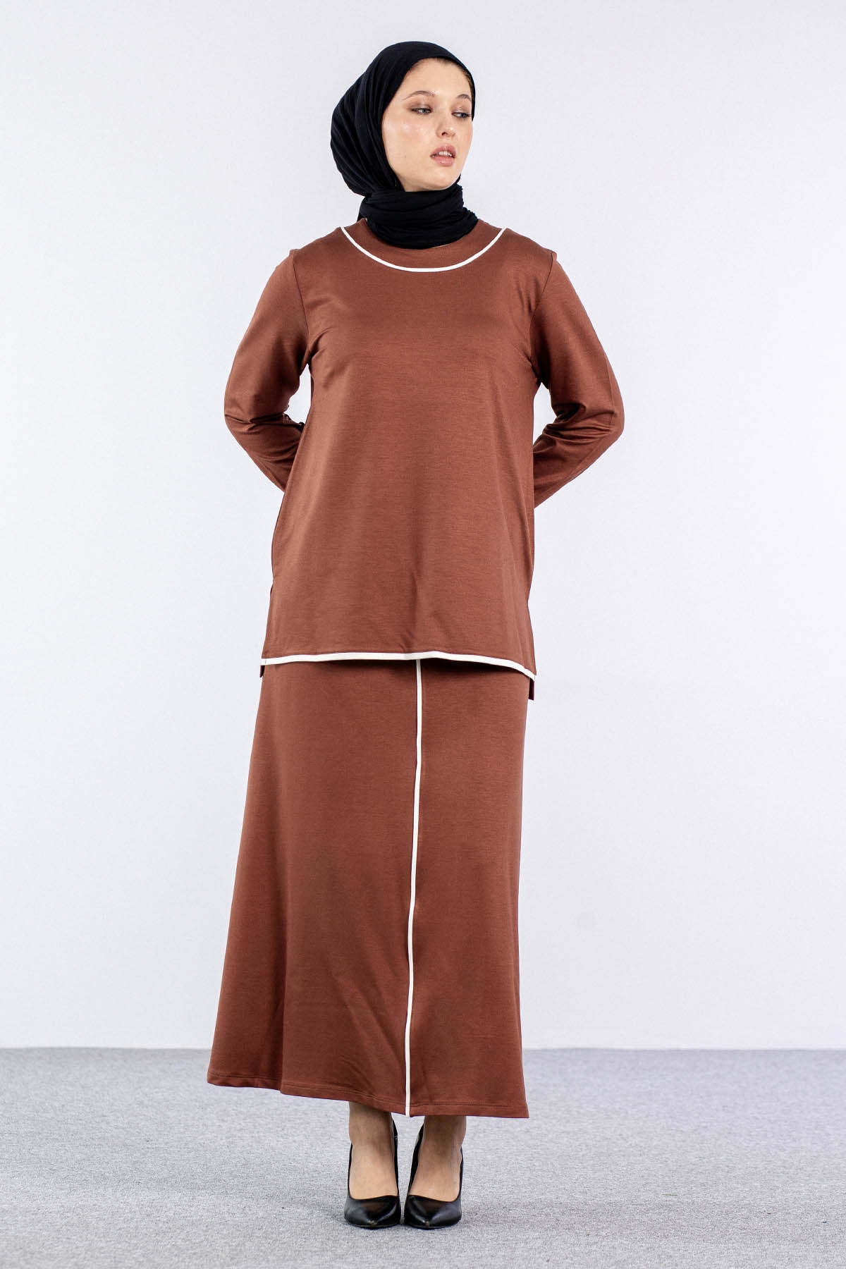 8460 Takim 44-50 Biye - Kahve - 2