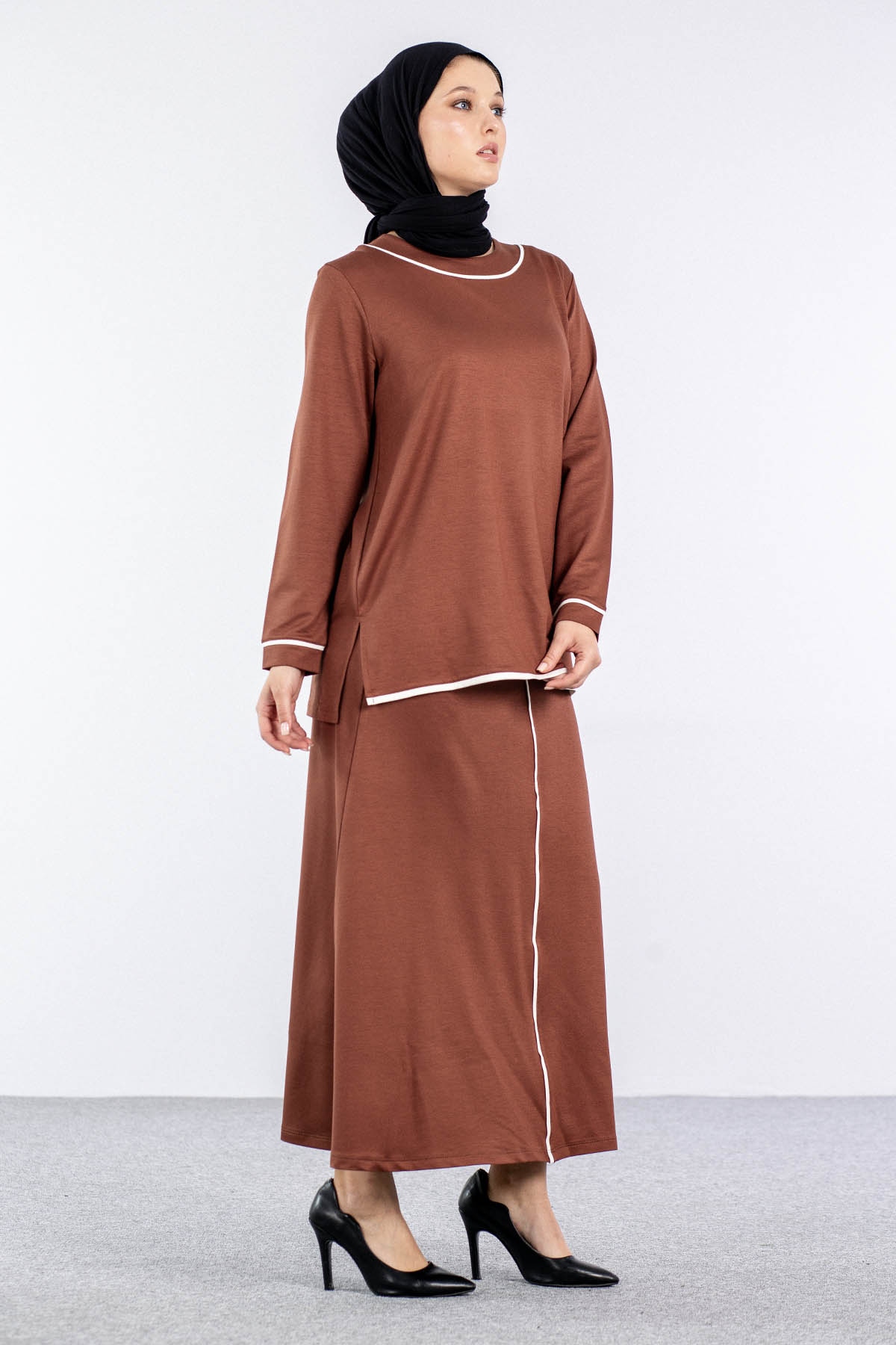 8460 Takim 44-50 Biye - Kahve - 5