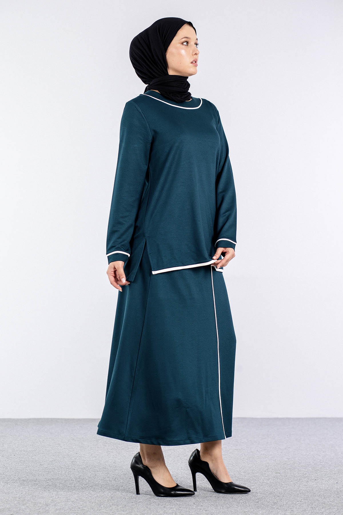 8460 Takim 44-50 Biye - Petrol - 5