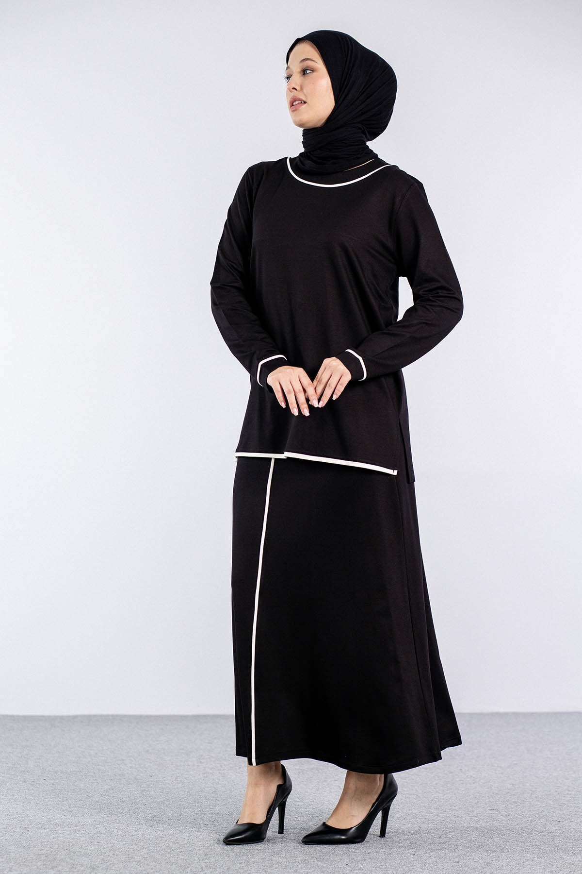 8460 Takim 44-50 Biye - Siyah_beyaz - 3