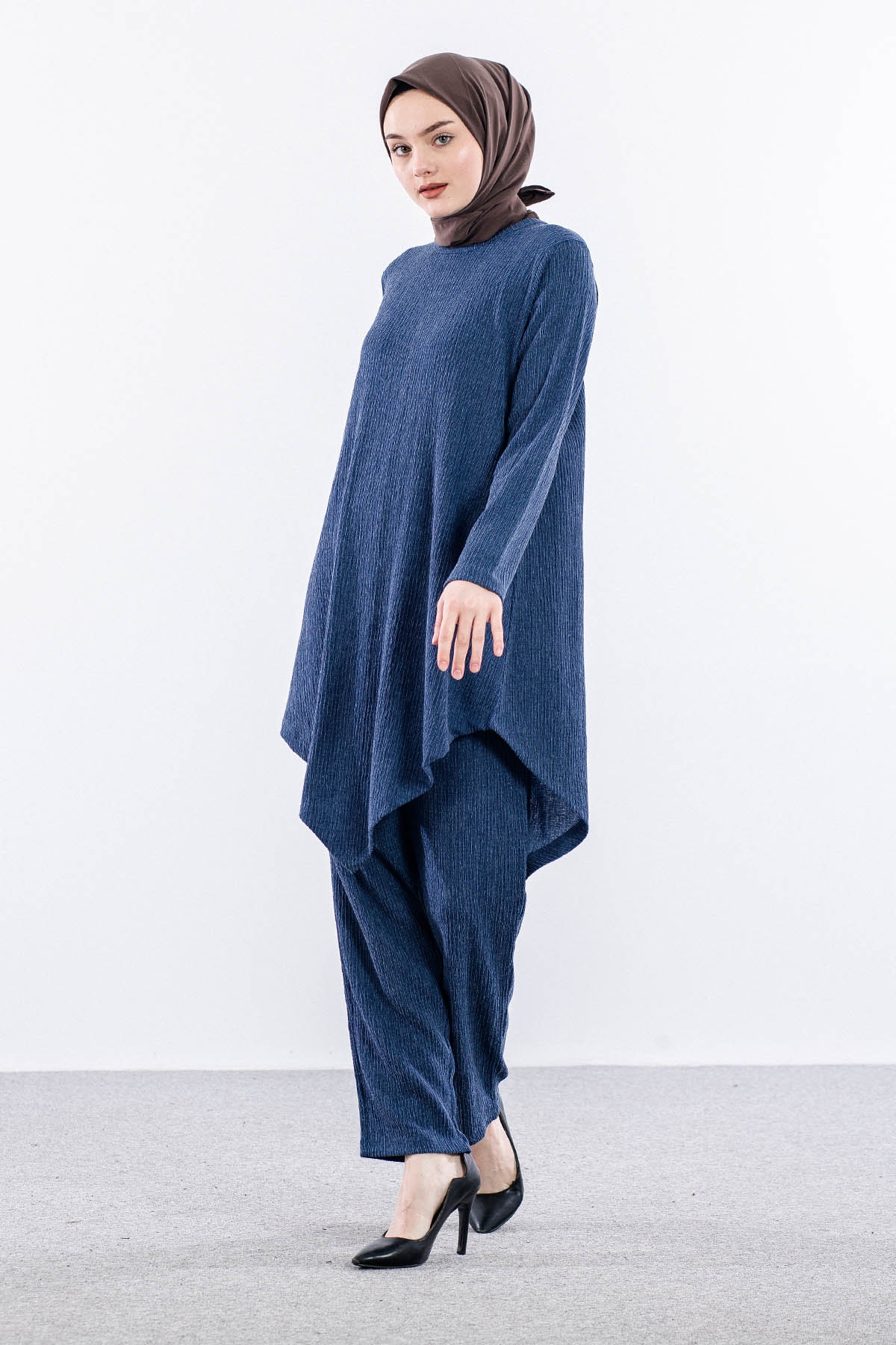 8470 Takim 44-50 Verev Detay - Lacivert - 3