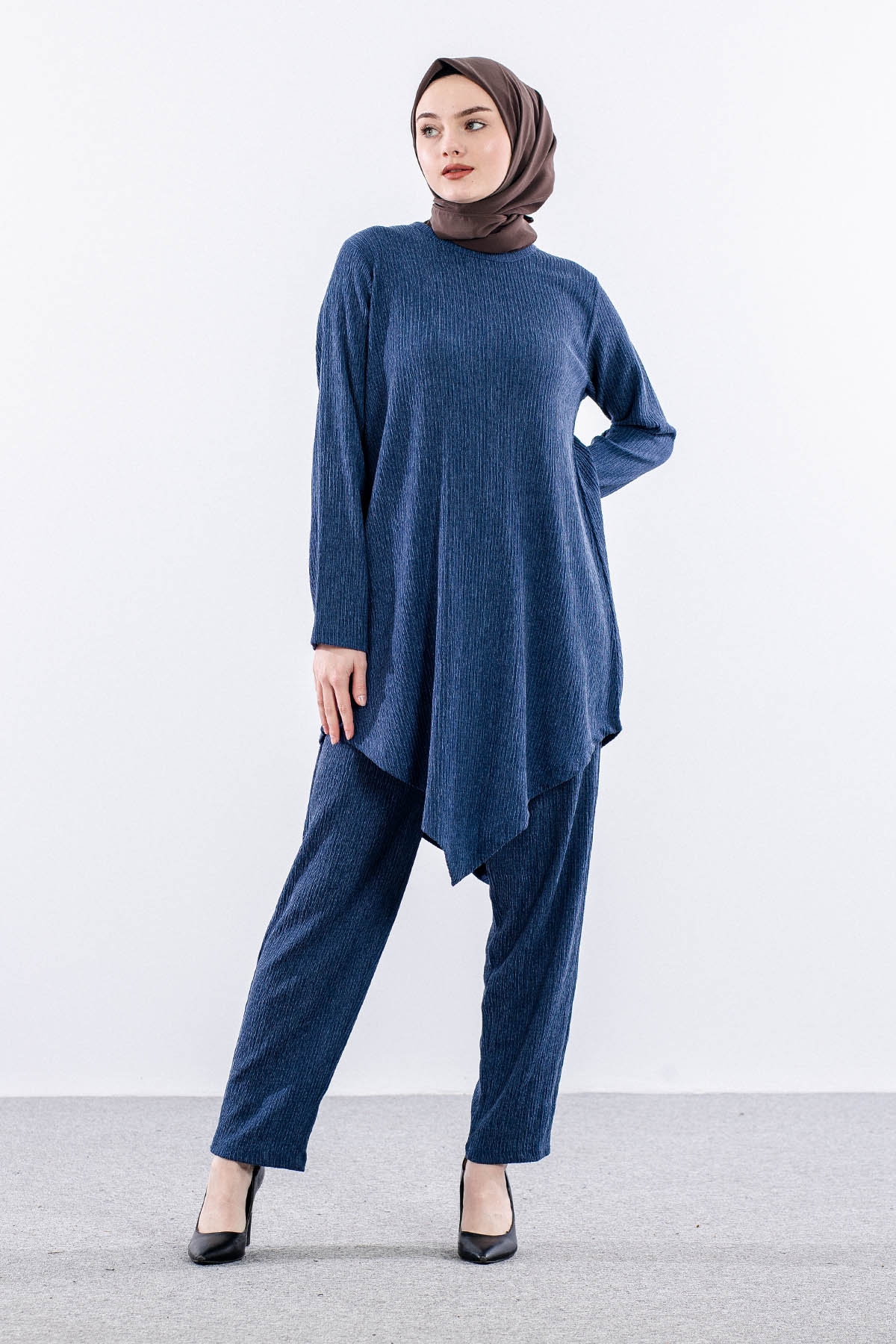 8470 Takim 44-50 Verev Detay - Lacivert - 7