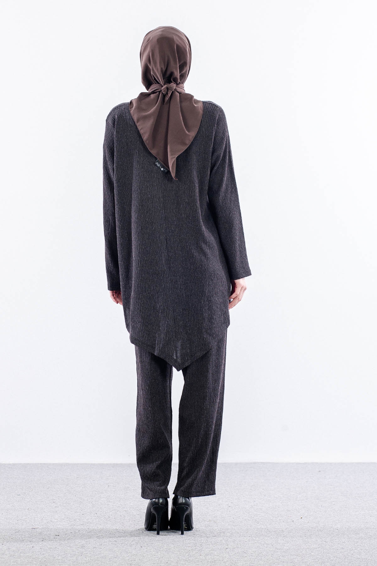 8470 Takim 44-50 Verev Detay - Siyah - 5