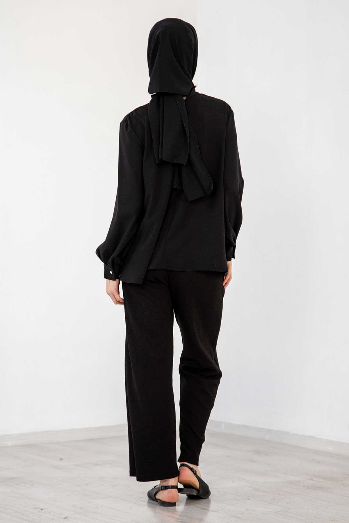 8471 Zincir Gömlek 36-42 - Siyah - 5