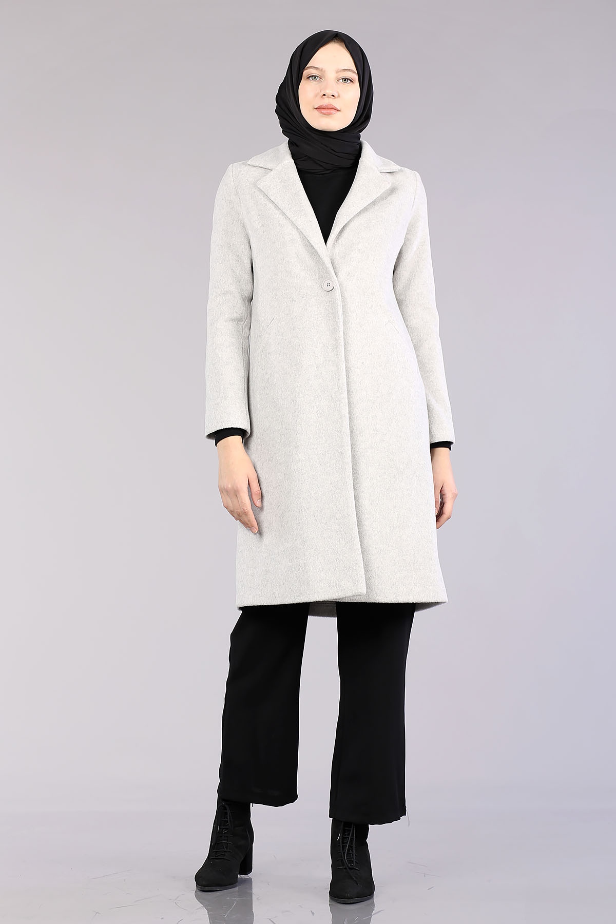 8514 Taytüyü Kaban 36-42 - Gri - 2