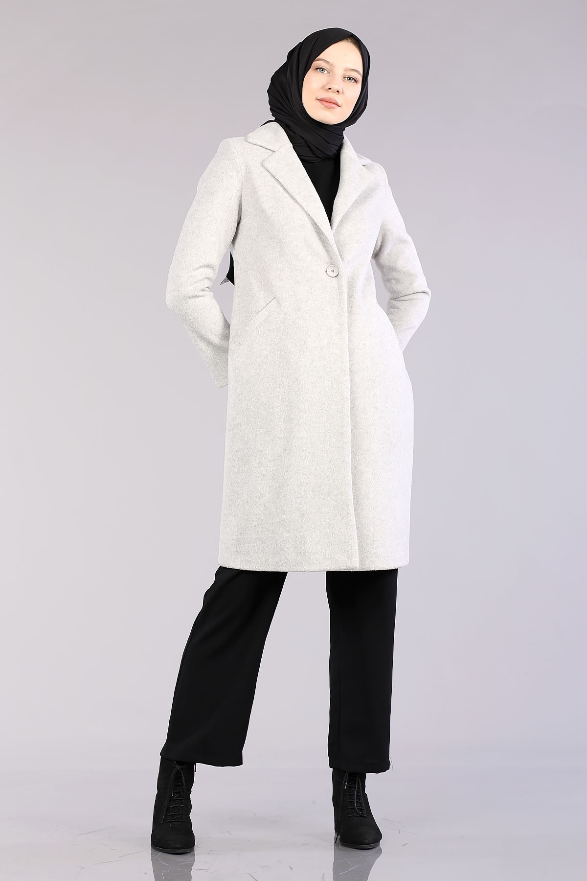 8514 Taytüyü Kaban 36-42 - Gri - 3