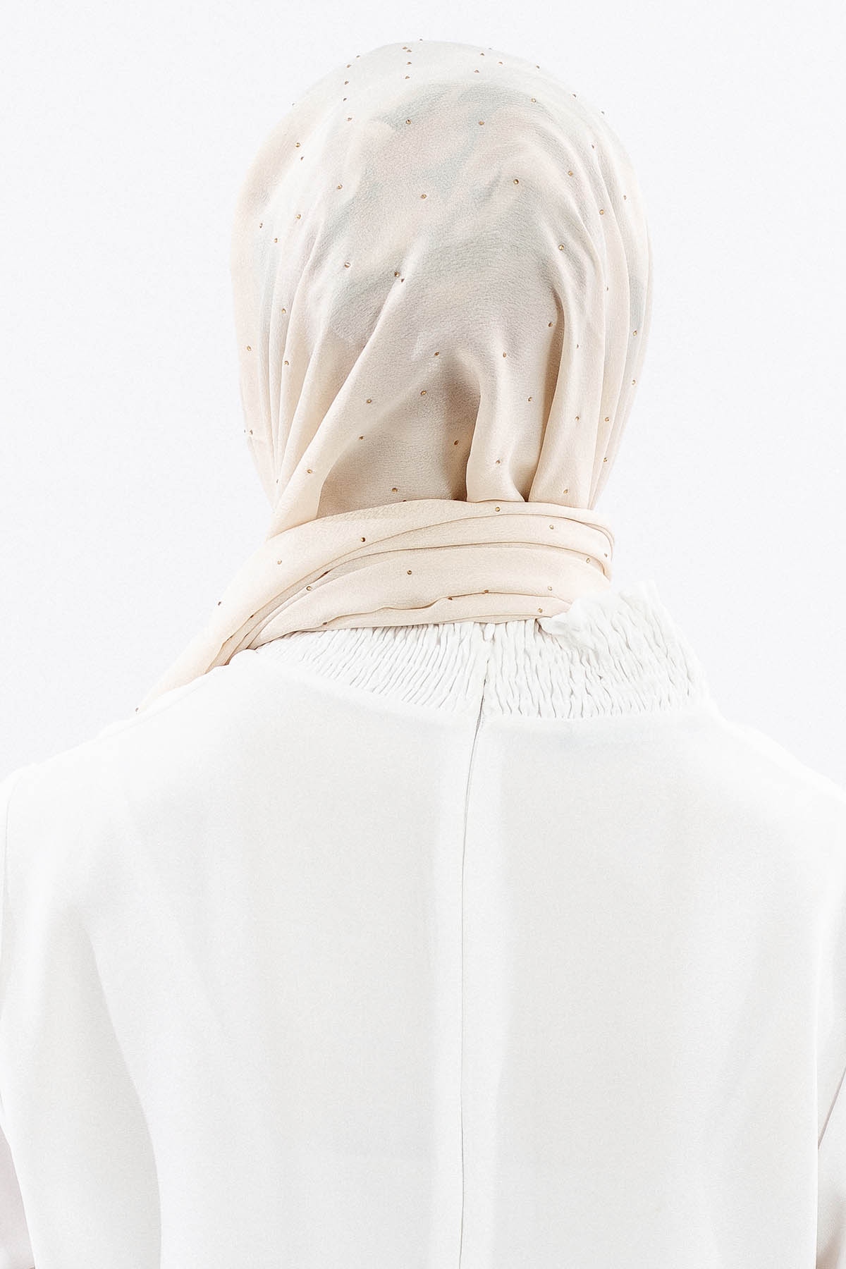 852 Taşli şik şal Prpl - Bej - 4