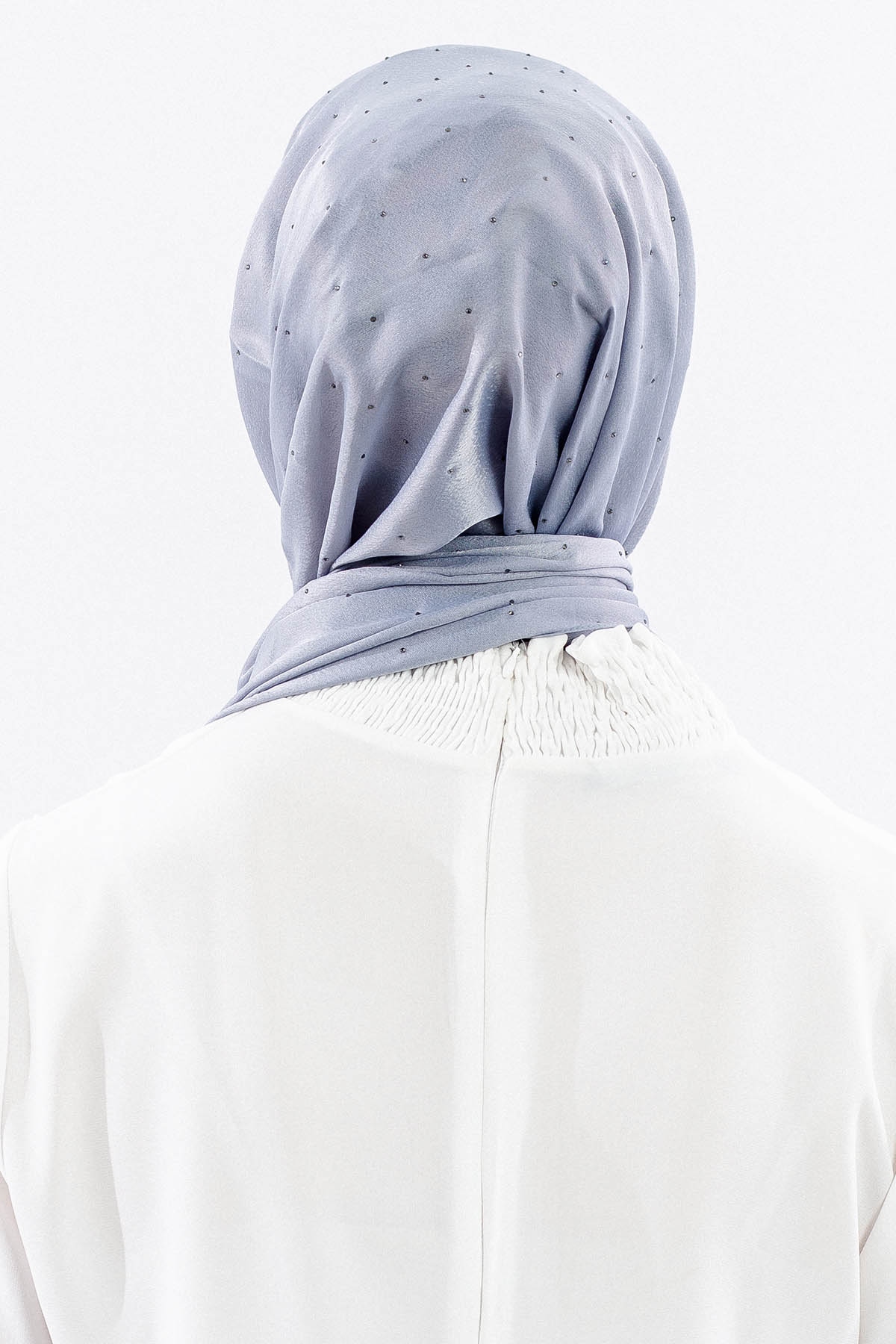 852 Taşli şik şal Prpl - Gumus - 4