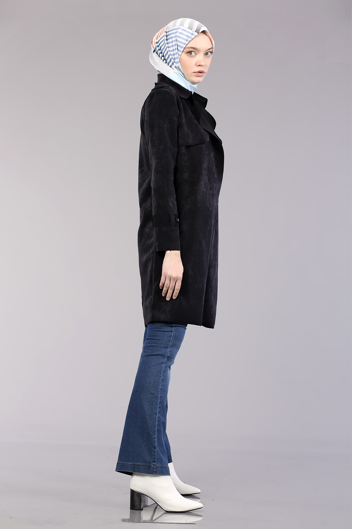 9007 Süet Kap 38-44 - Siyah - 3