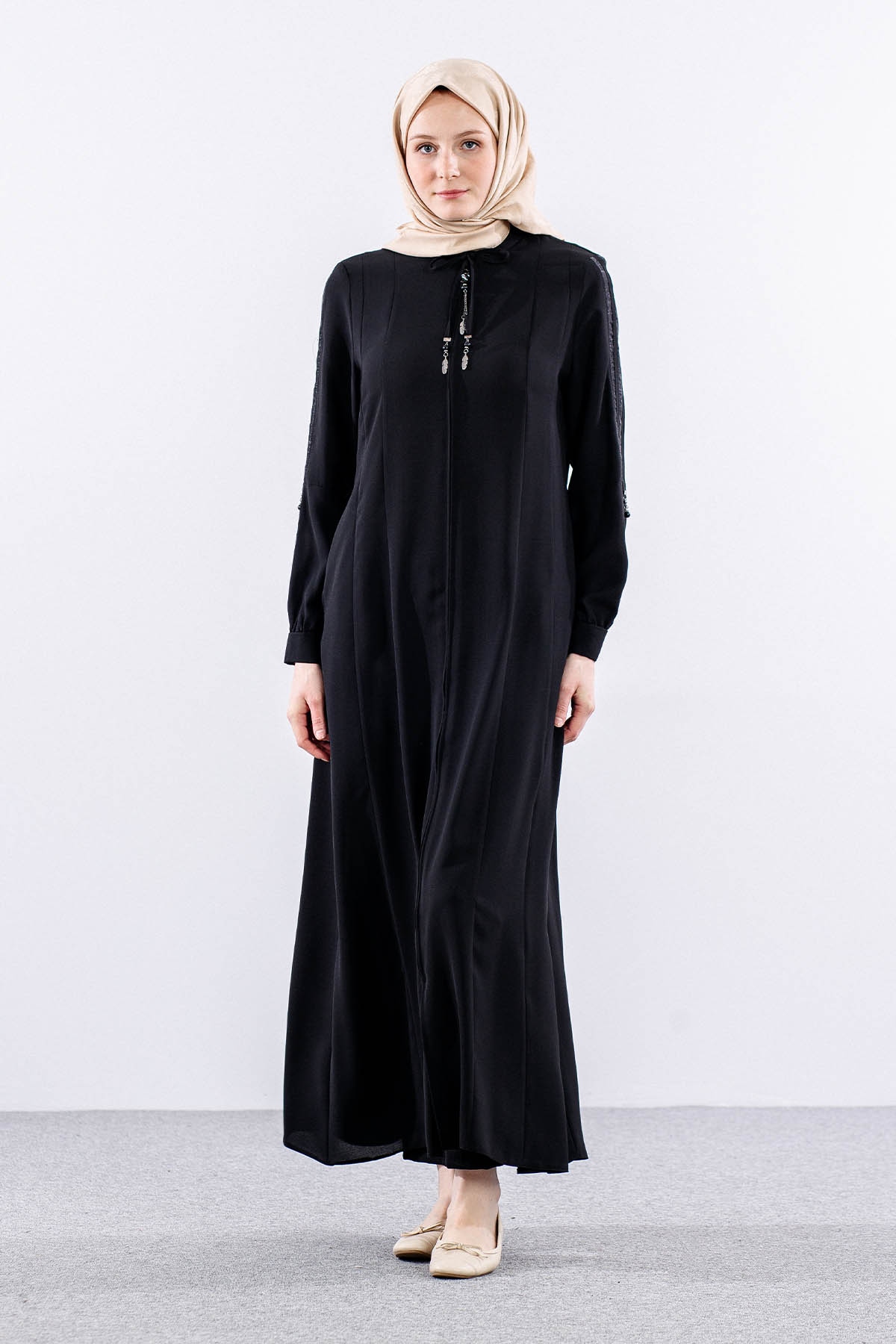 9094 Ferace 40-50 Tül - Siyah - 2