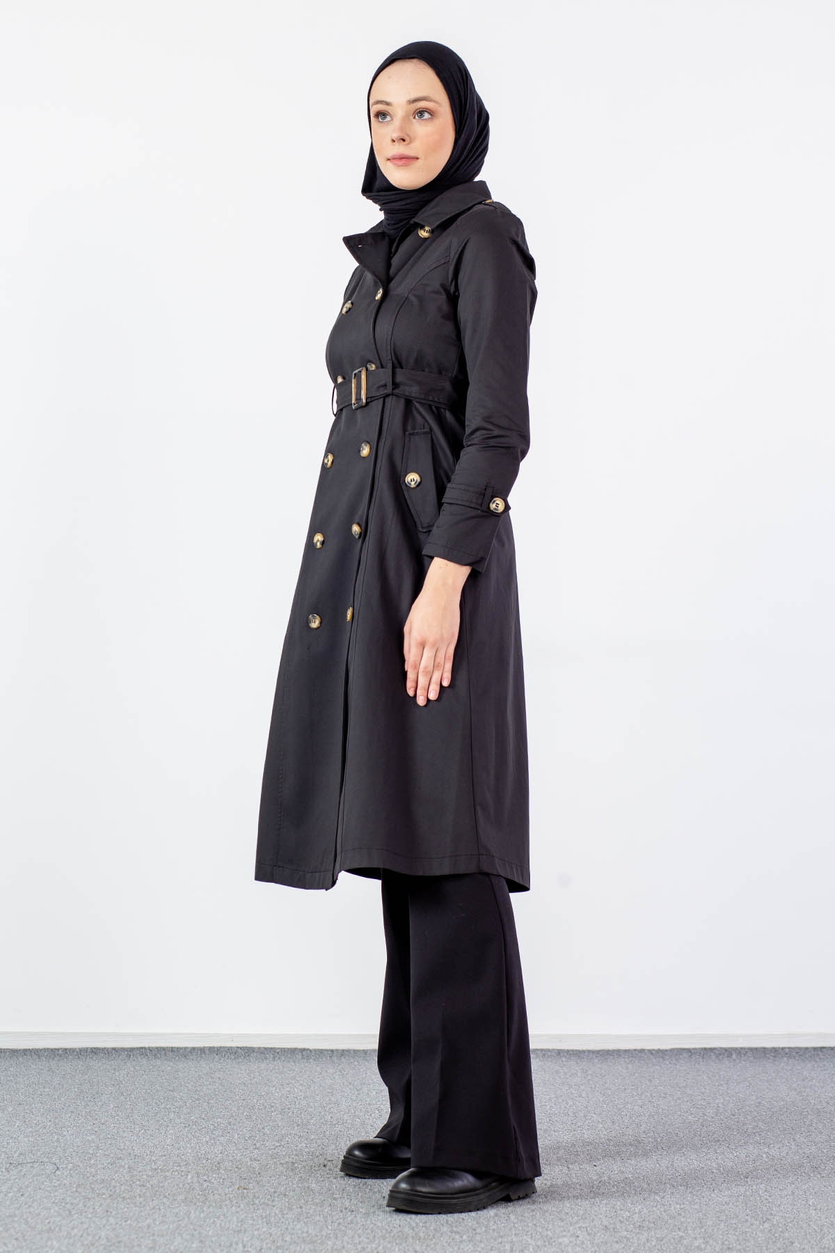 9100 Trenç Kaban 38-46 - Siyah - - 4