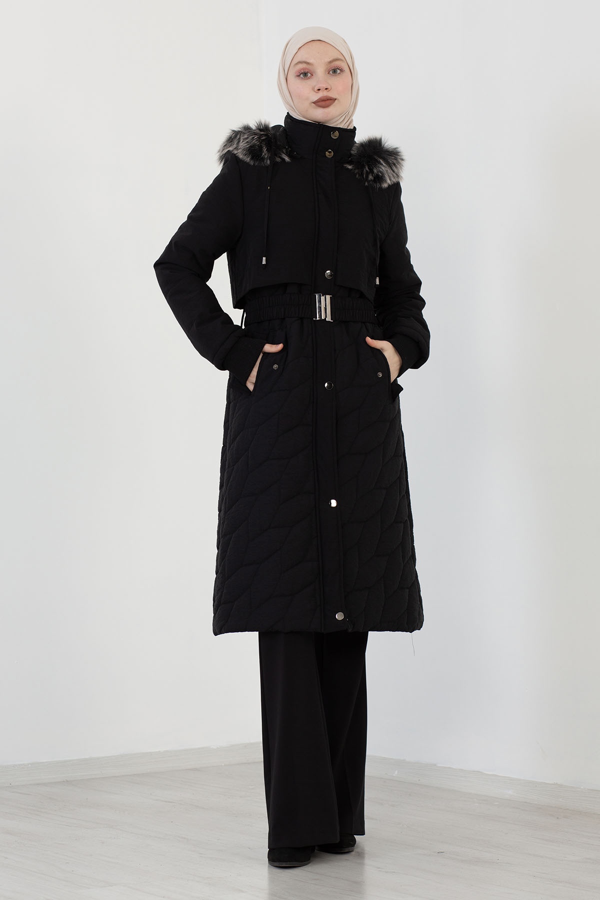 9124 Kapitone Kap 38-46 - Siyah - 2