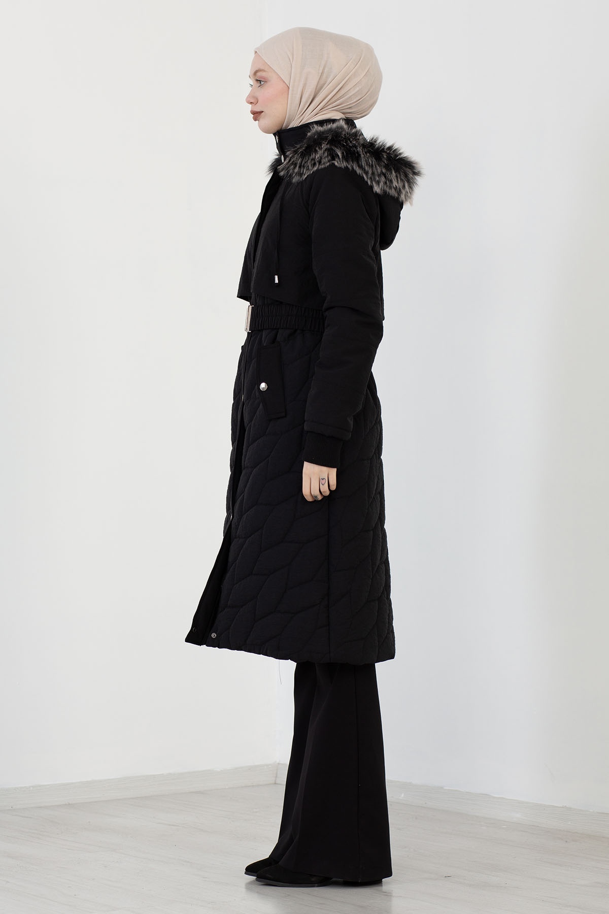 9124 Kapitone Kap 38-46 - Siyah - 4