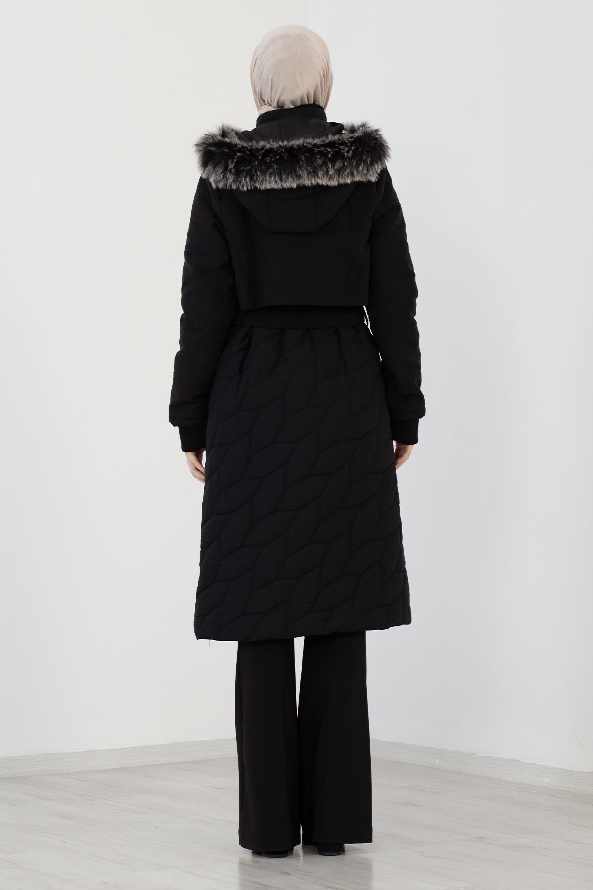 9124 Kapitone Kap 38-46 - Siyah - 5