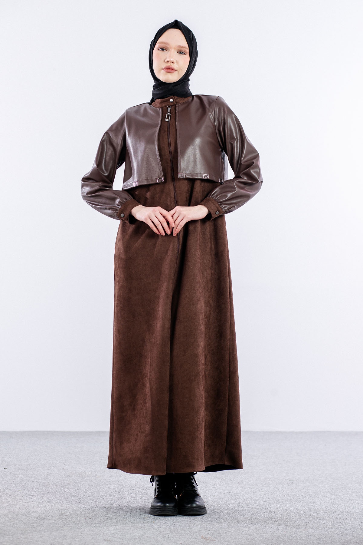 9130 Süet Ferace 0-5 - Aci Kahve - 1