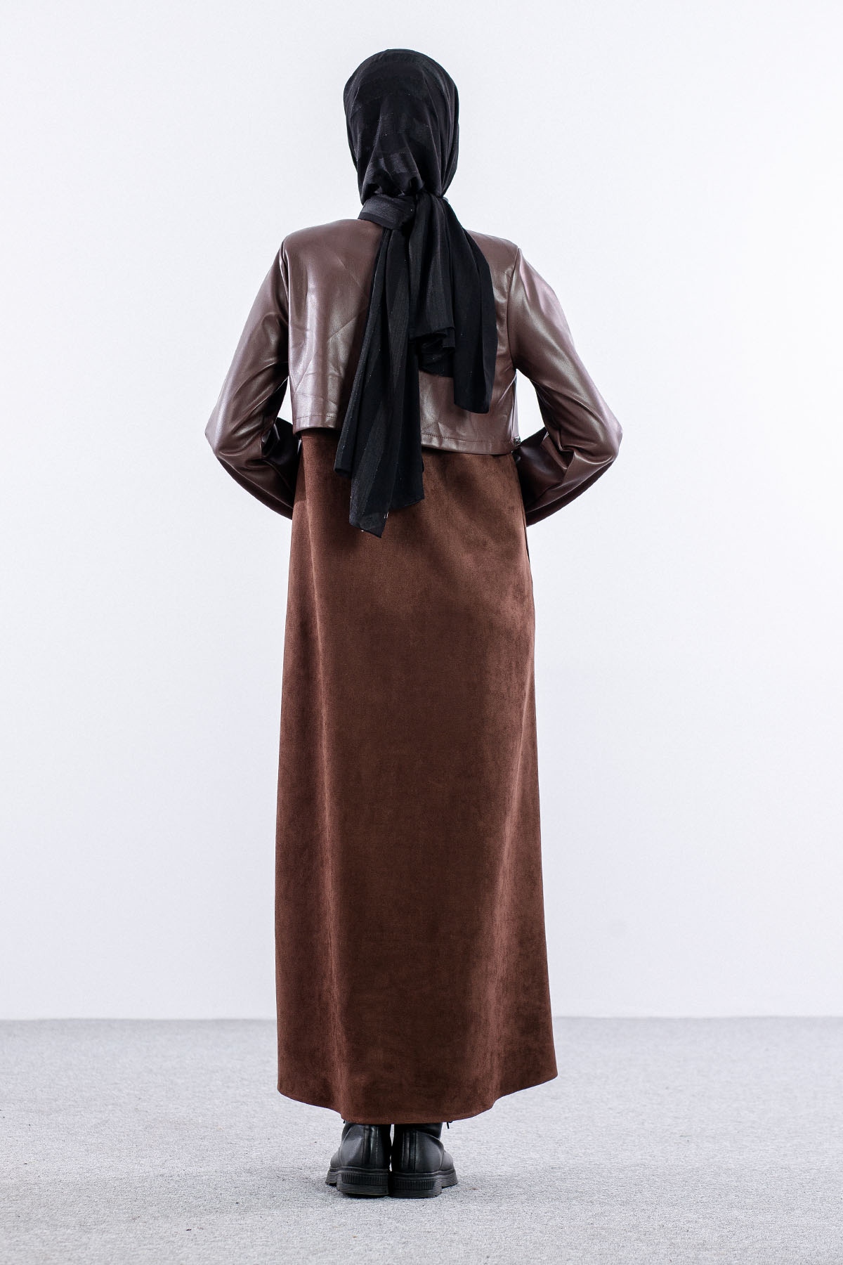 9130 Süet Ferace 0-5 - Aci Kahve - 4