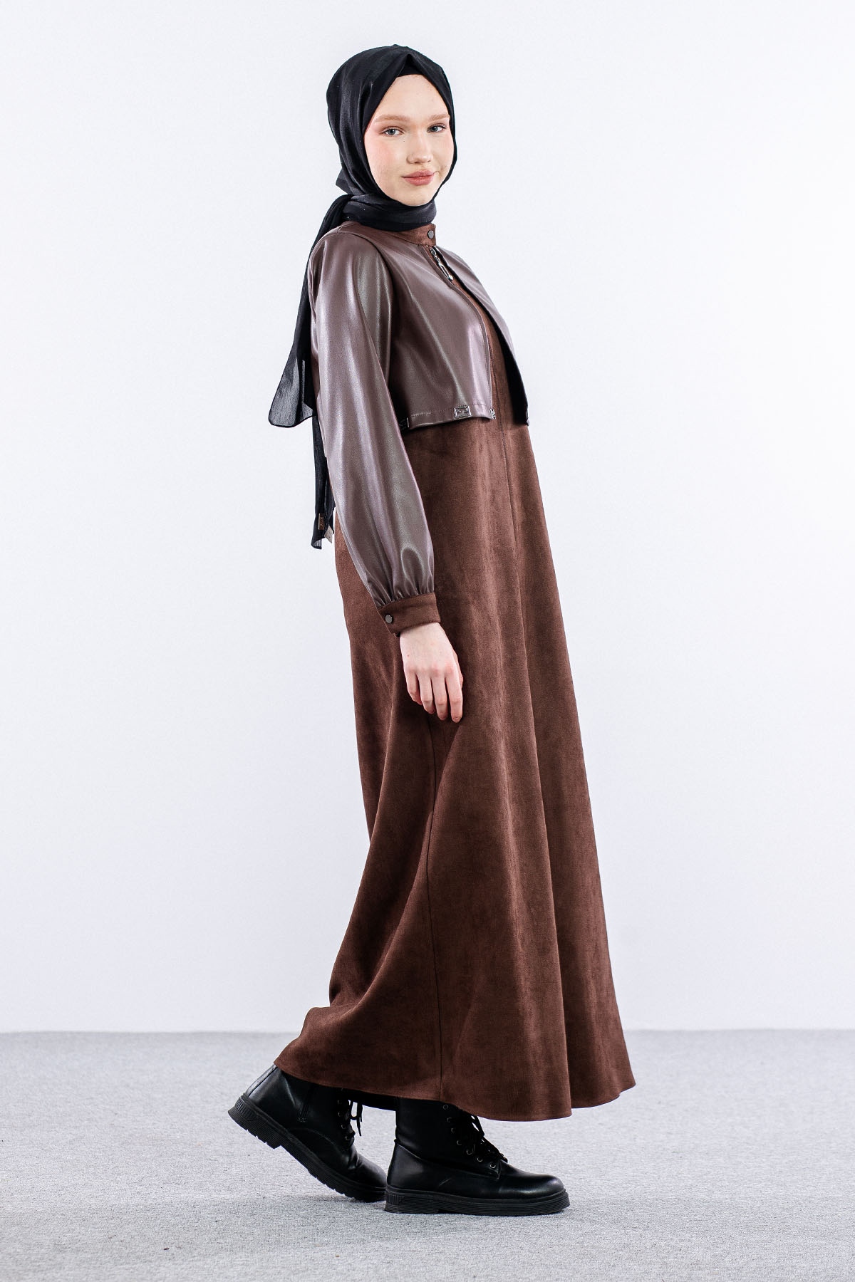 9130 Süet Ferace 0-5 - Aci Kahve - 5