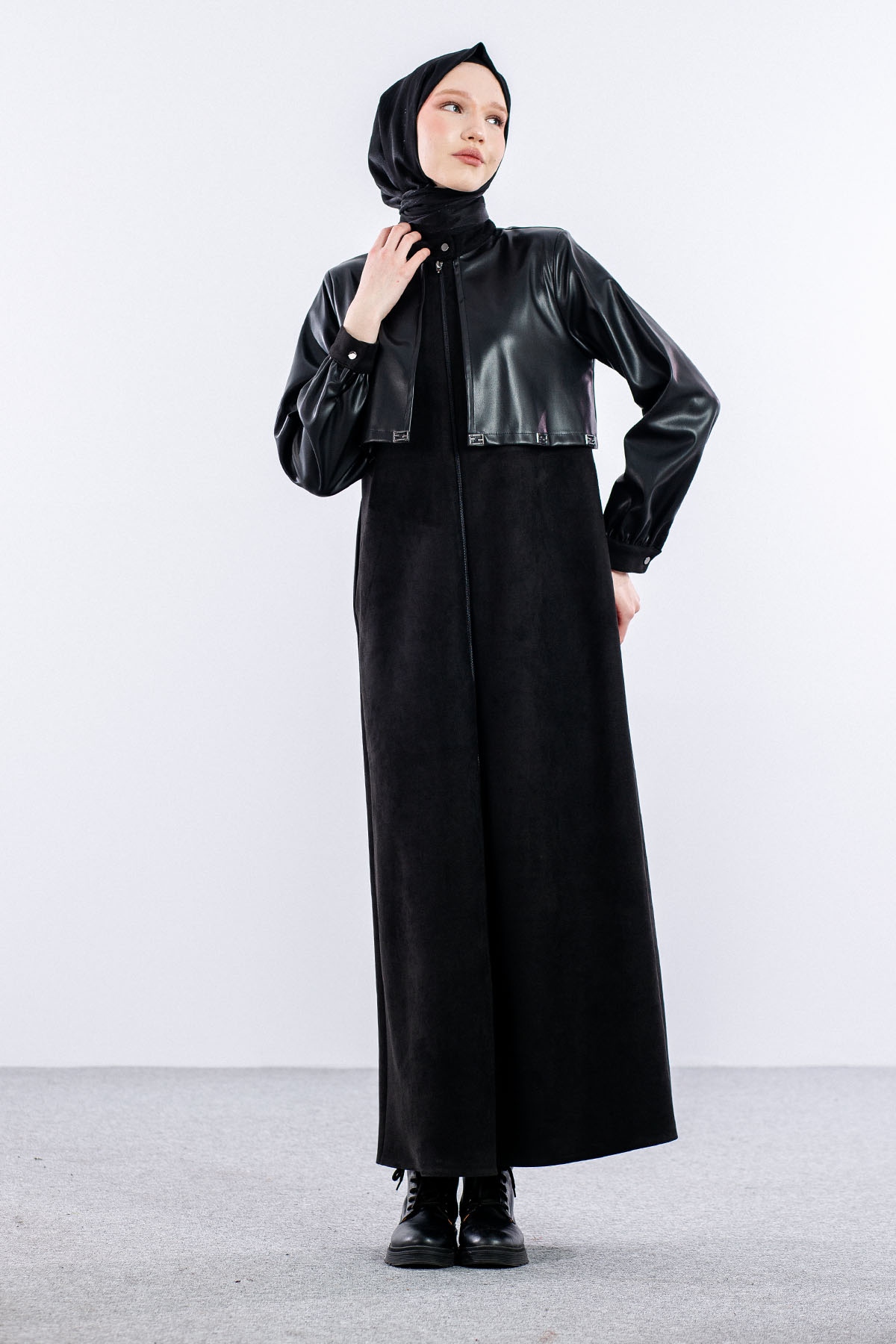 9130 Süet Ferace 0-5 - Siyah - 2