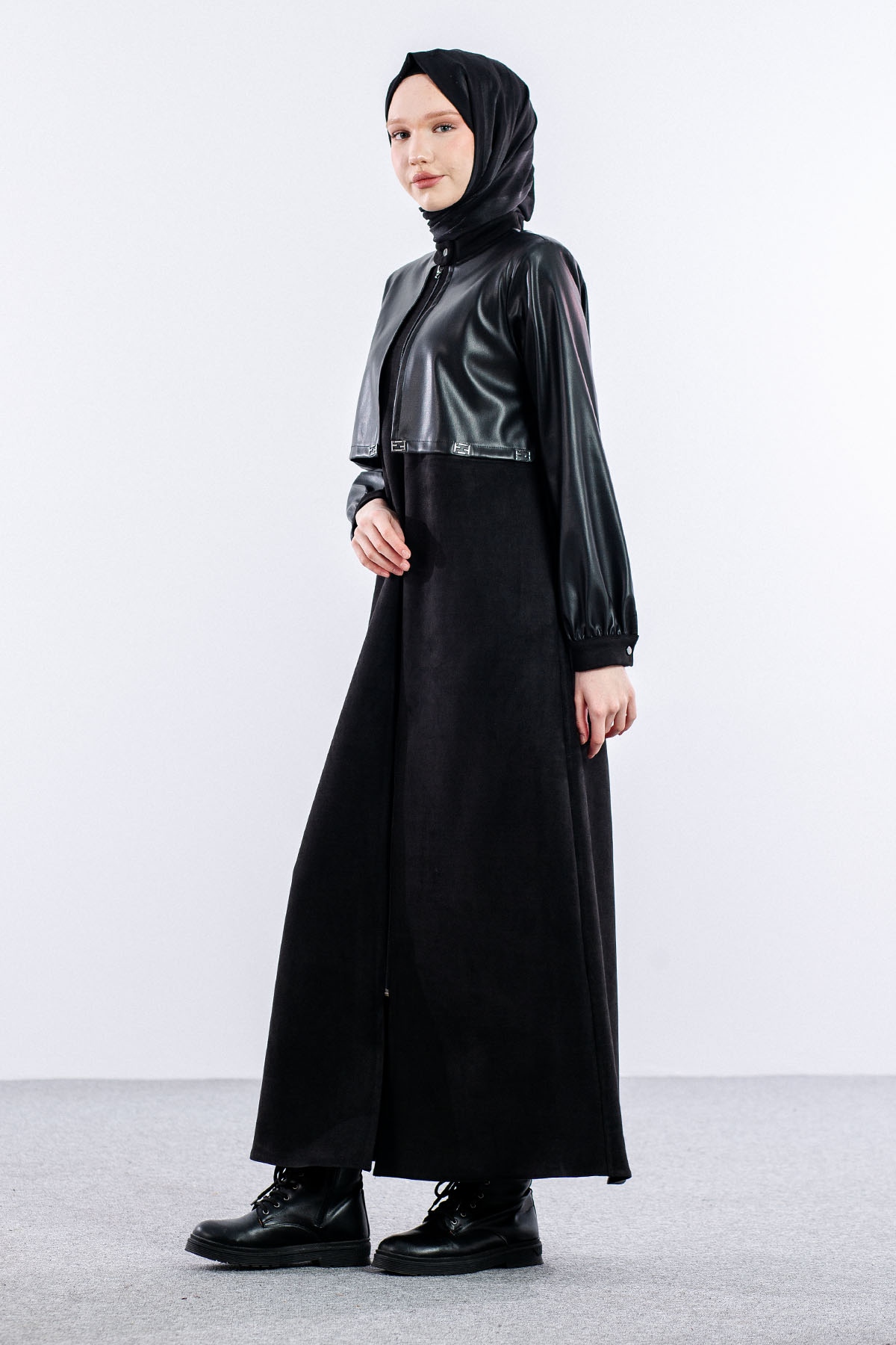 9130 Süet Ferace 0-5 - Siyah - 3