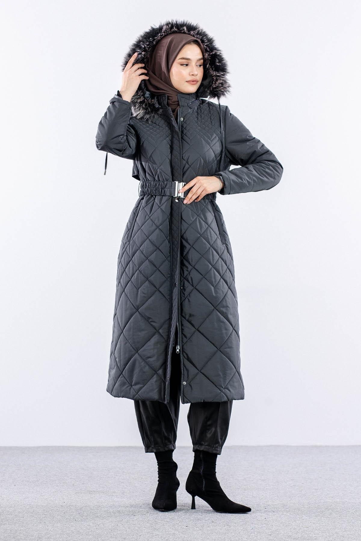 9135 şişme Kap 38-50 - Antrasit - 2