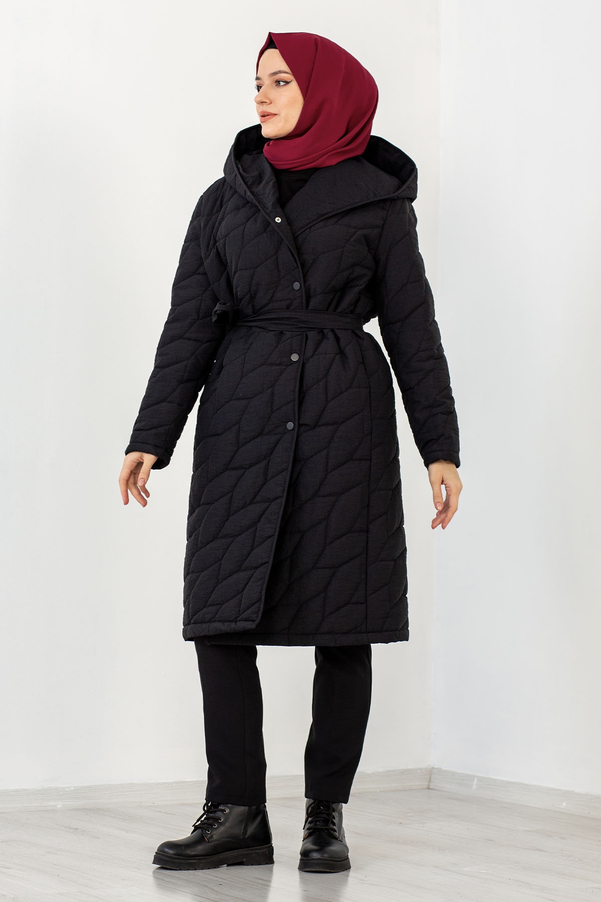 9146 Kapitone Kap 38-46 - Siyah - 2