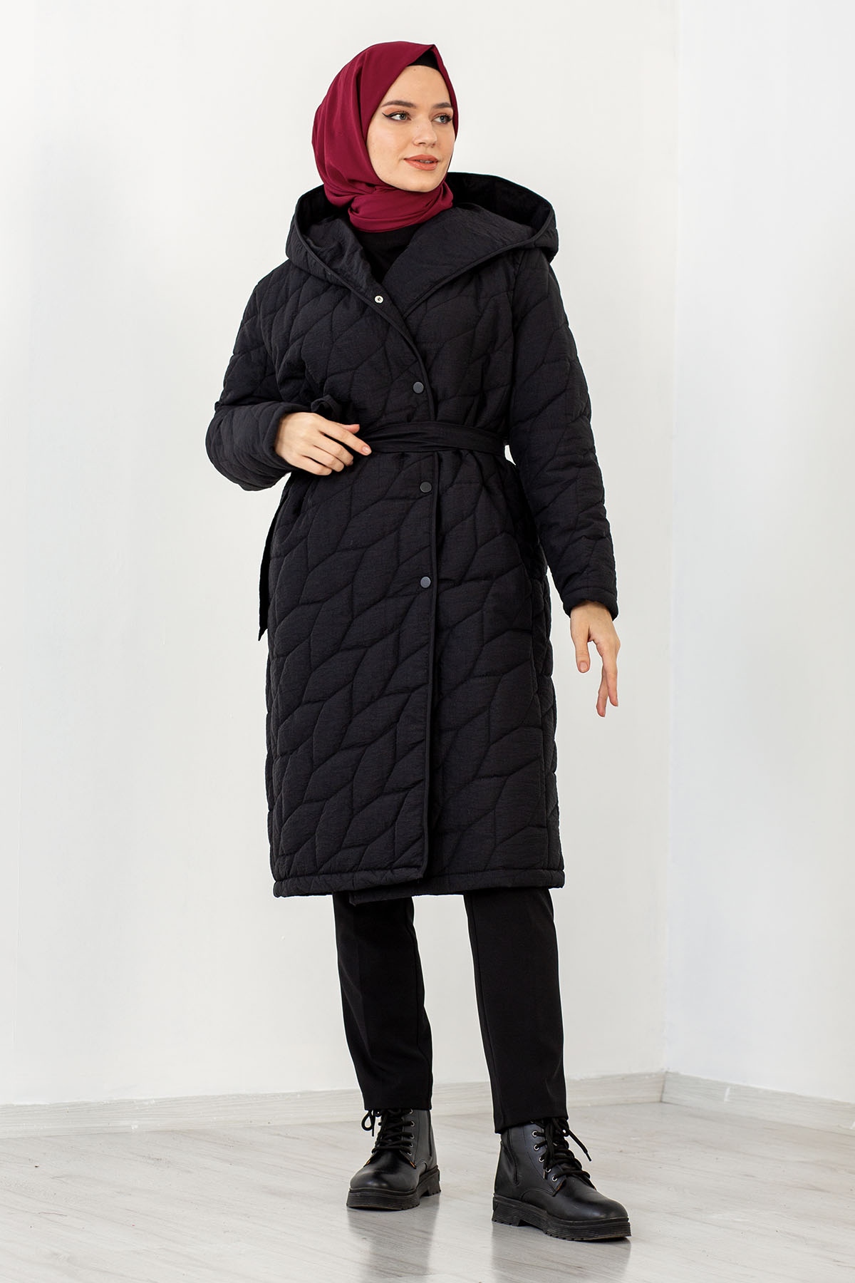 9146 Kapitone Kap 38-46 - Siyah - 3