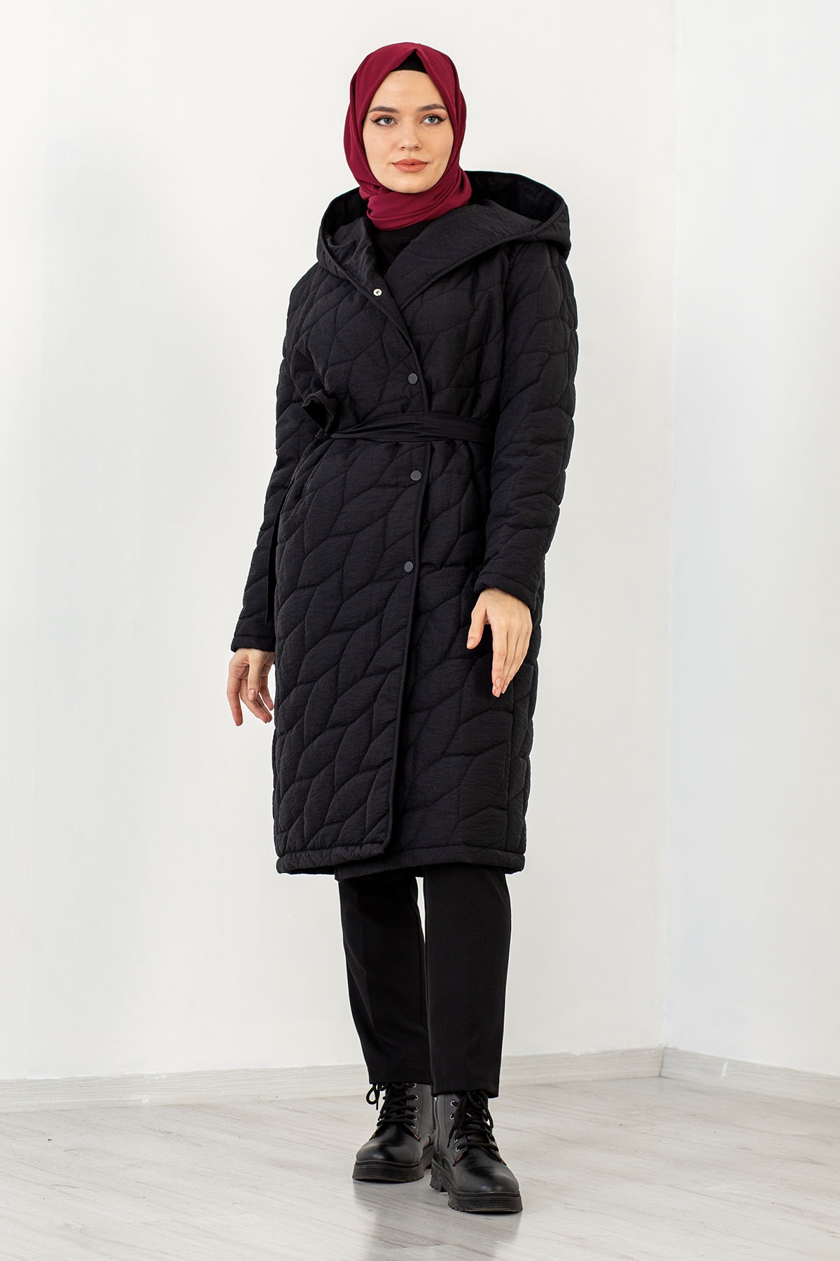 9146 Kapitone Kap 38-46 - Siyah - 4