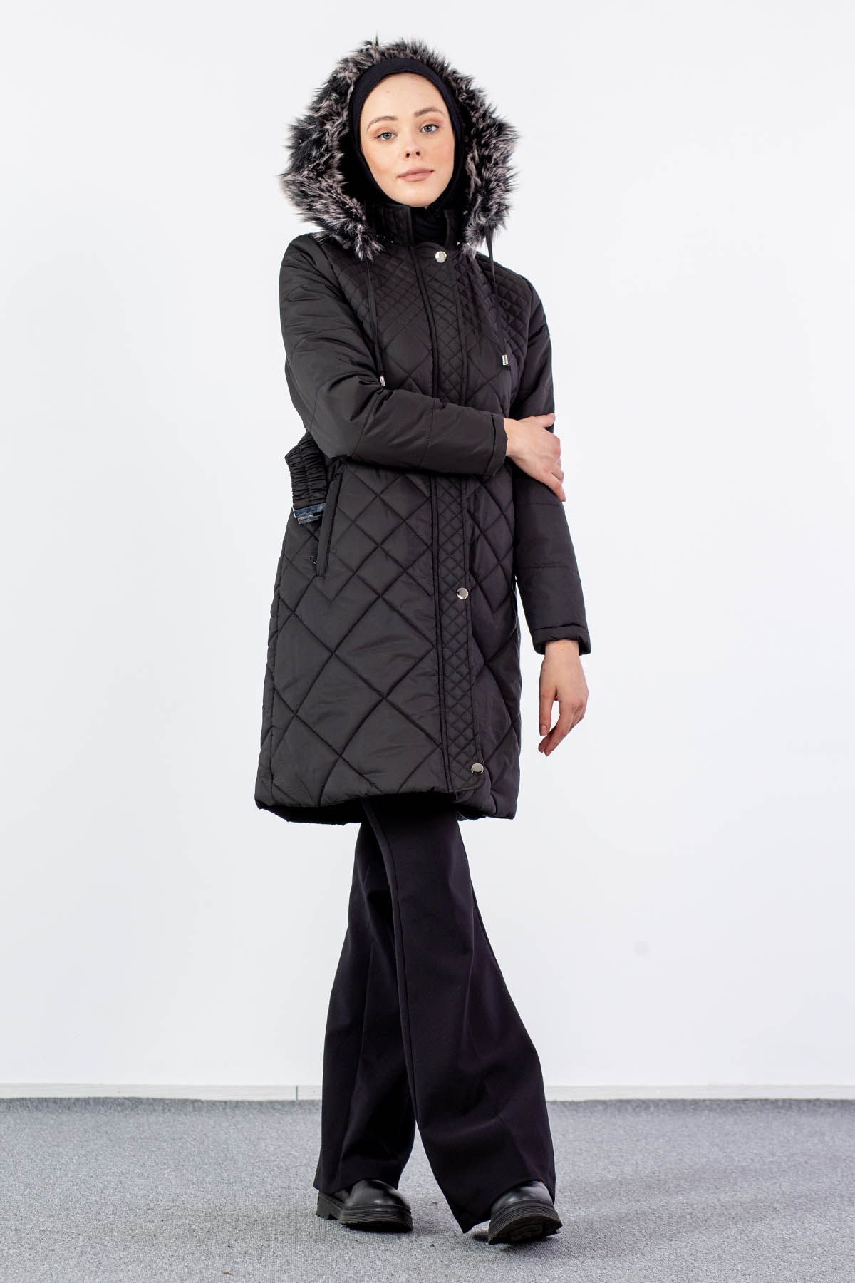 9148 Kapitone Kap 38-46 - Siyah - 2