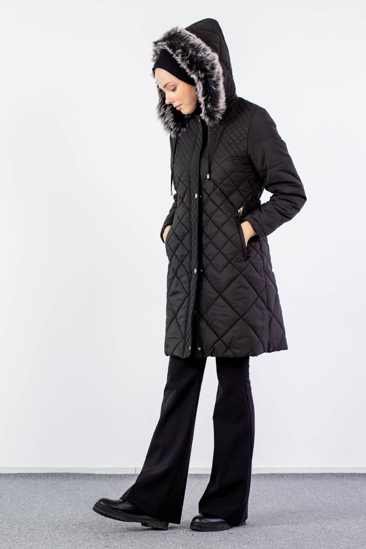 9148 Kapitone Kap 38-46 - Siyah - 4