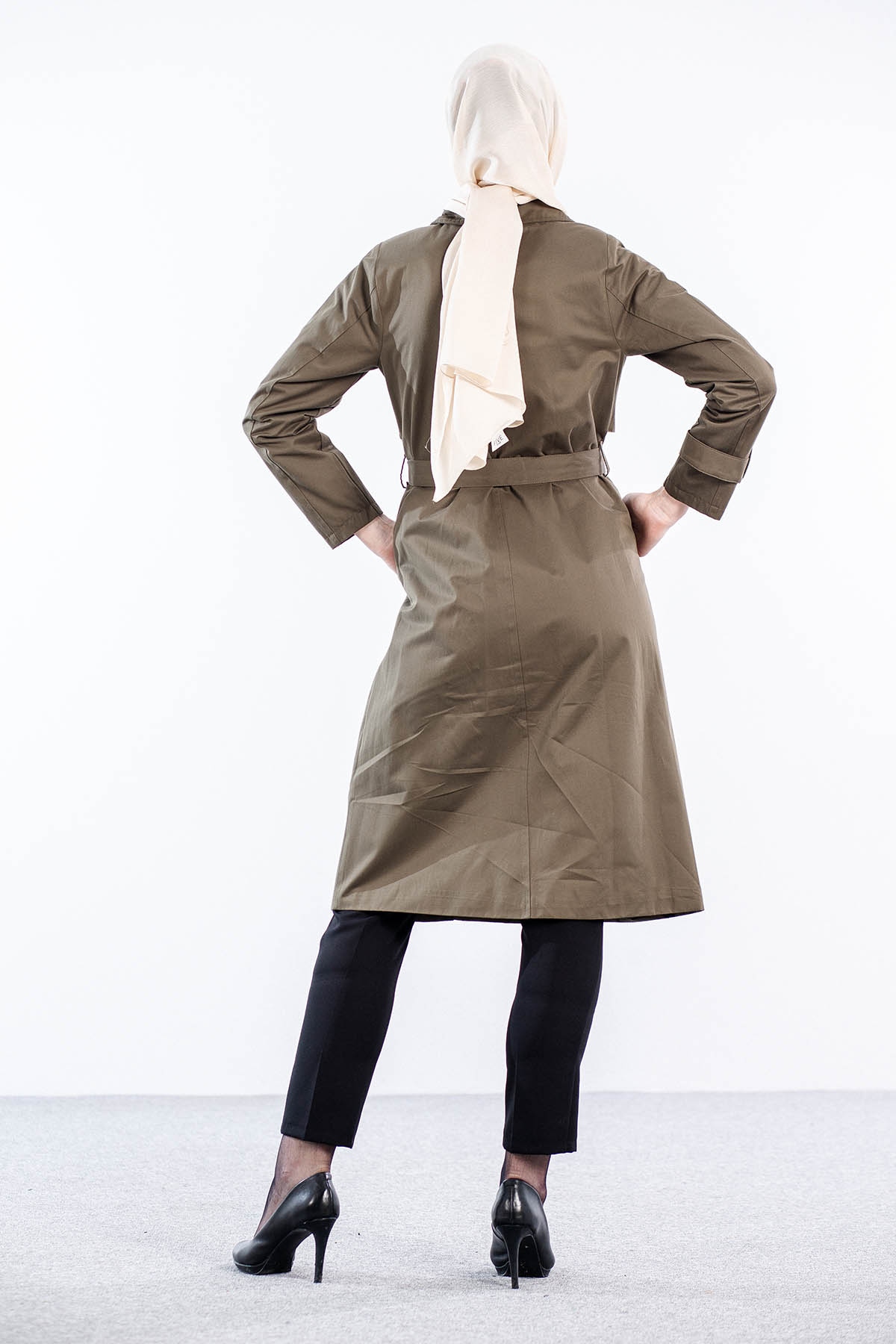 9153 Trençkot 38-46 - Haki - 5