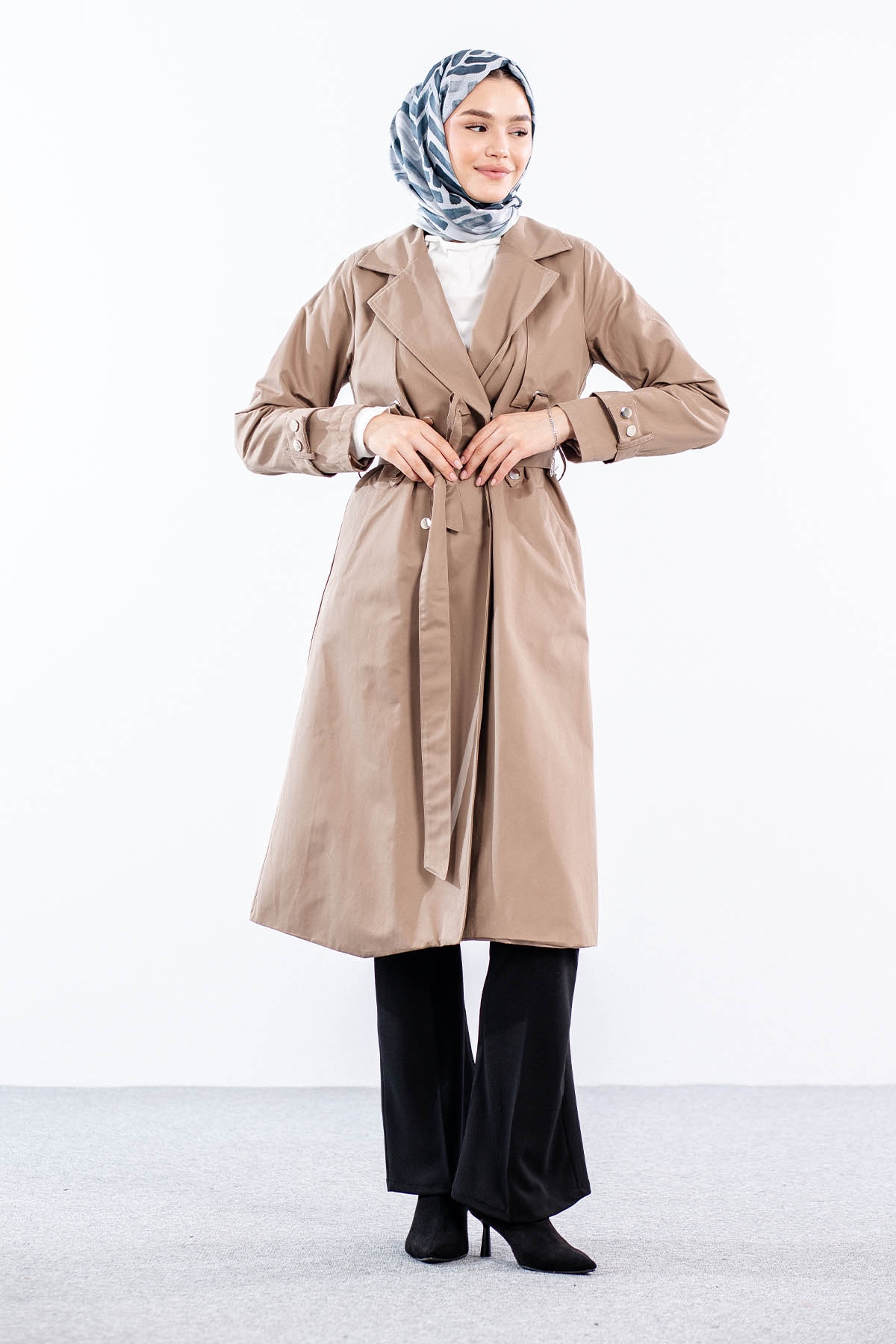 9153 Trençkot 38-46 - Vizon - 1