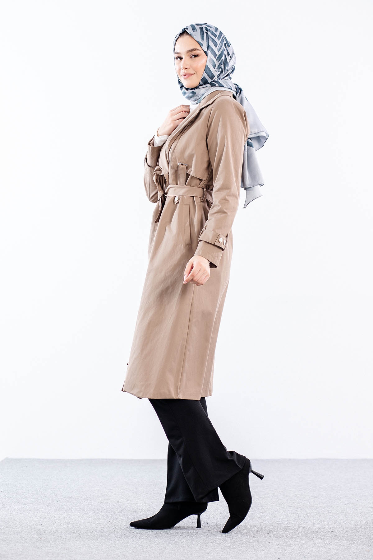 9153 Trençkot 38-46 - Vizon - 3