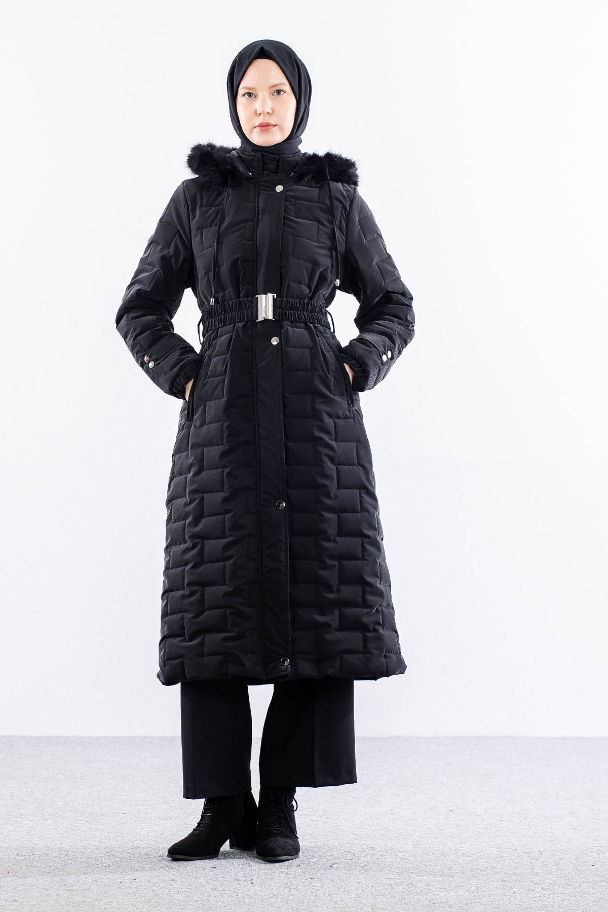 9158 Sisme Kaban 40-48 - Siyah - 1