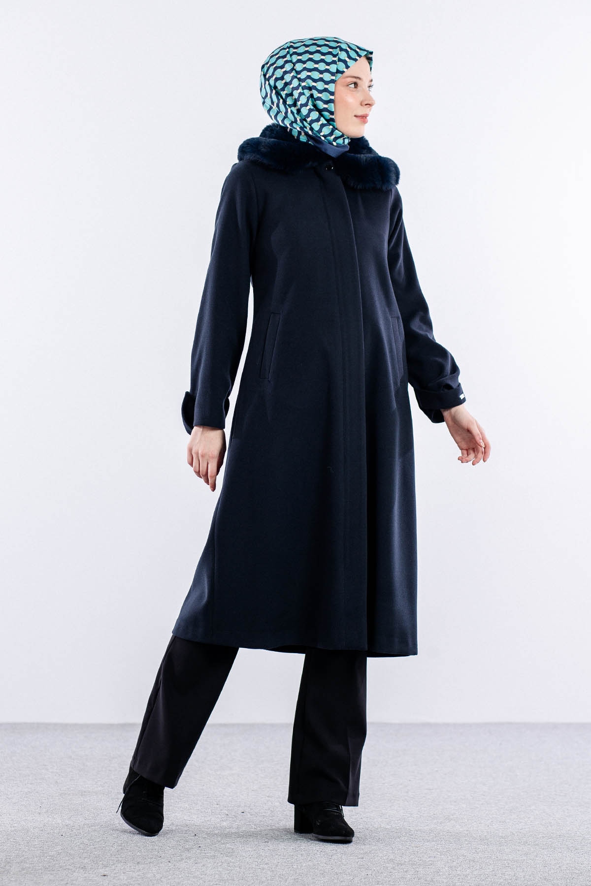 9159 Fatih Kaşe Kaban 0-4 - Lacivert - 5