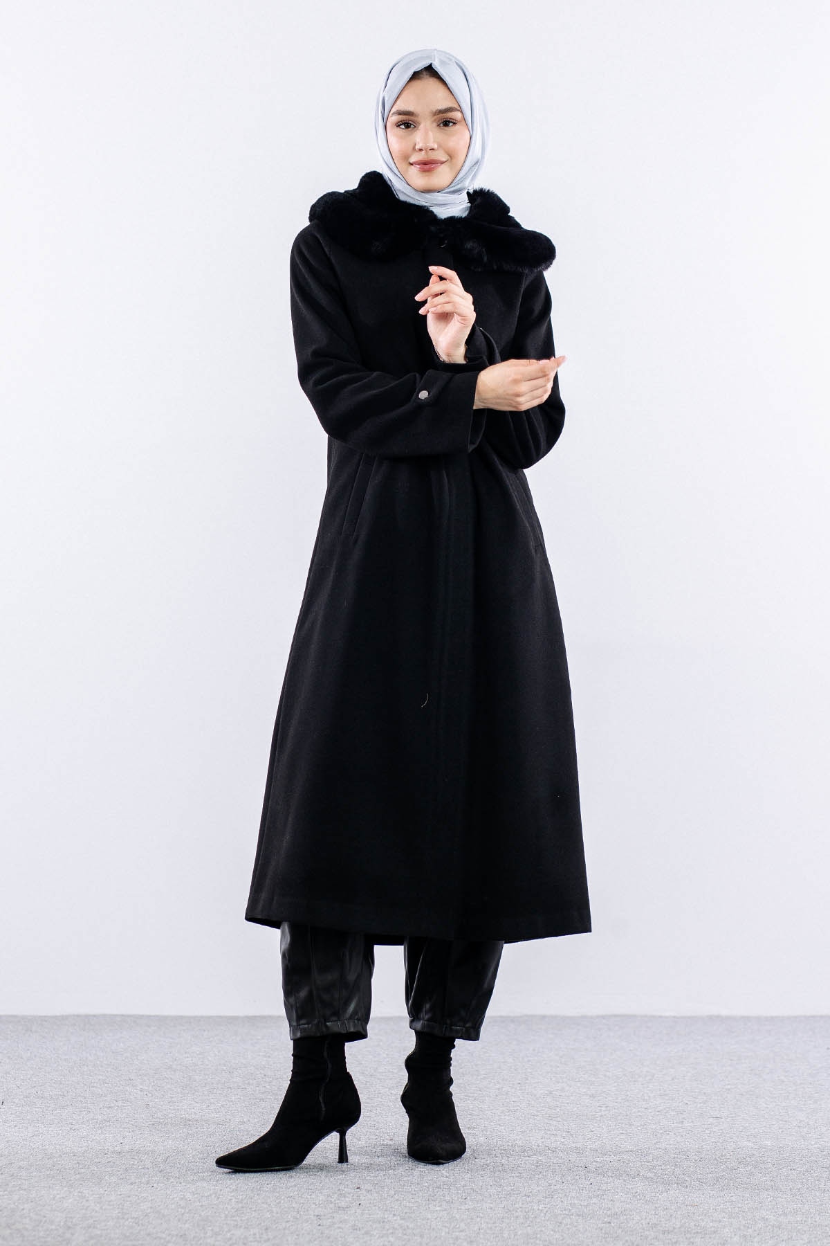 9159 Fatih Kaşe Kaban 0-4 - Siyah - 2