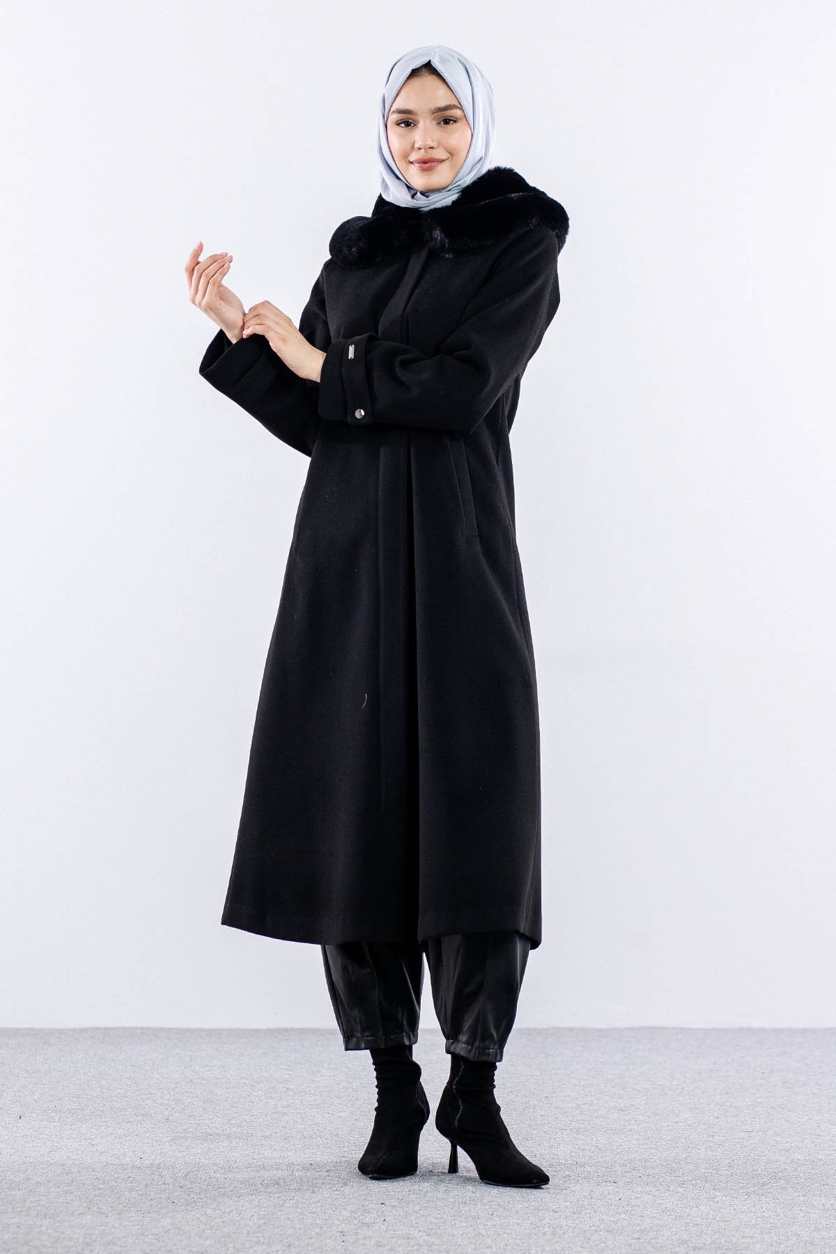 9159 Fatih Kaşe Kaban 0-4 - Siyah - 3