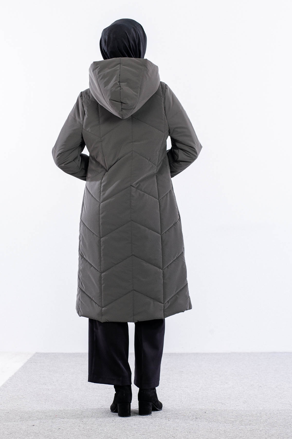 9159 Kapitone Kaban 40-48 - Gri - 5