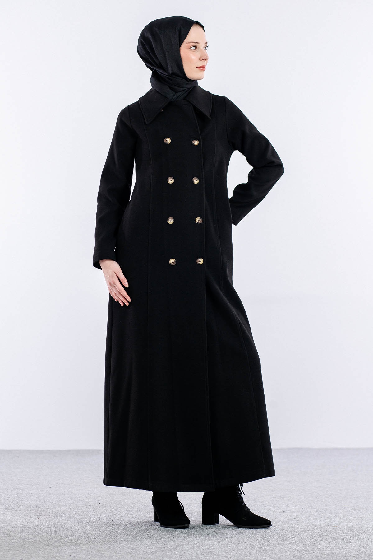 9160-3829 Manto 38-48 - Siyah - 3