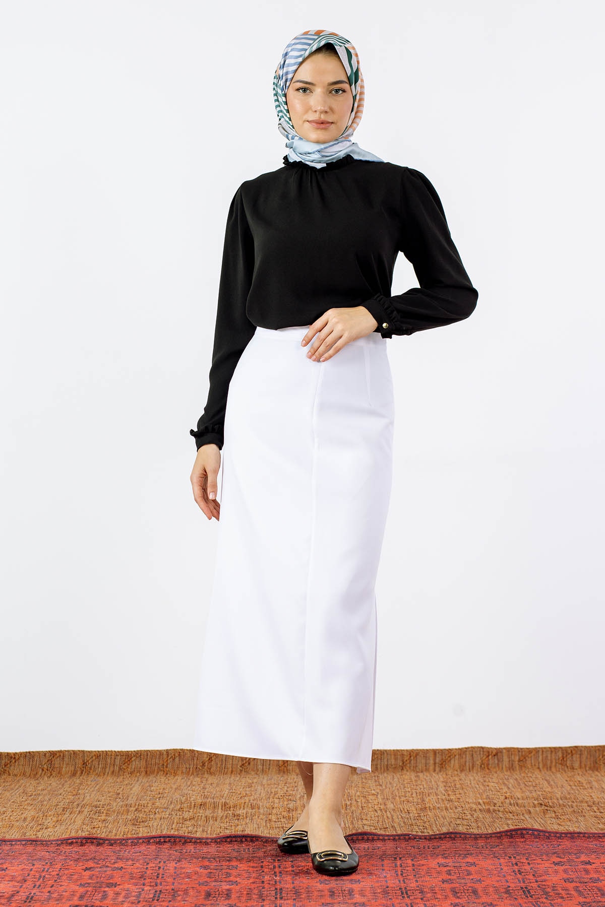 9189-25 Kalem Etek 38-46 - Beyaz - 1