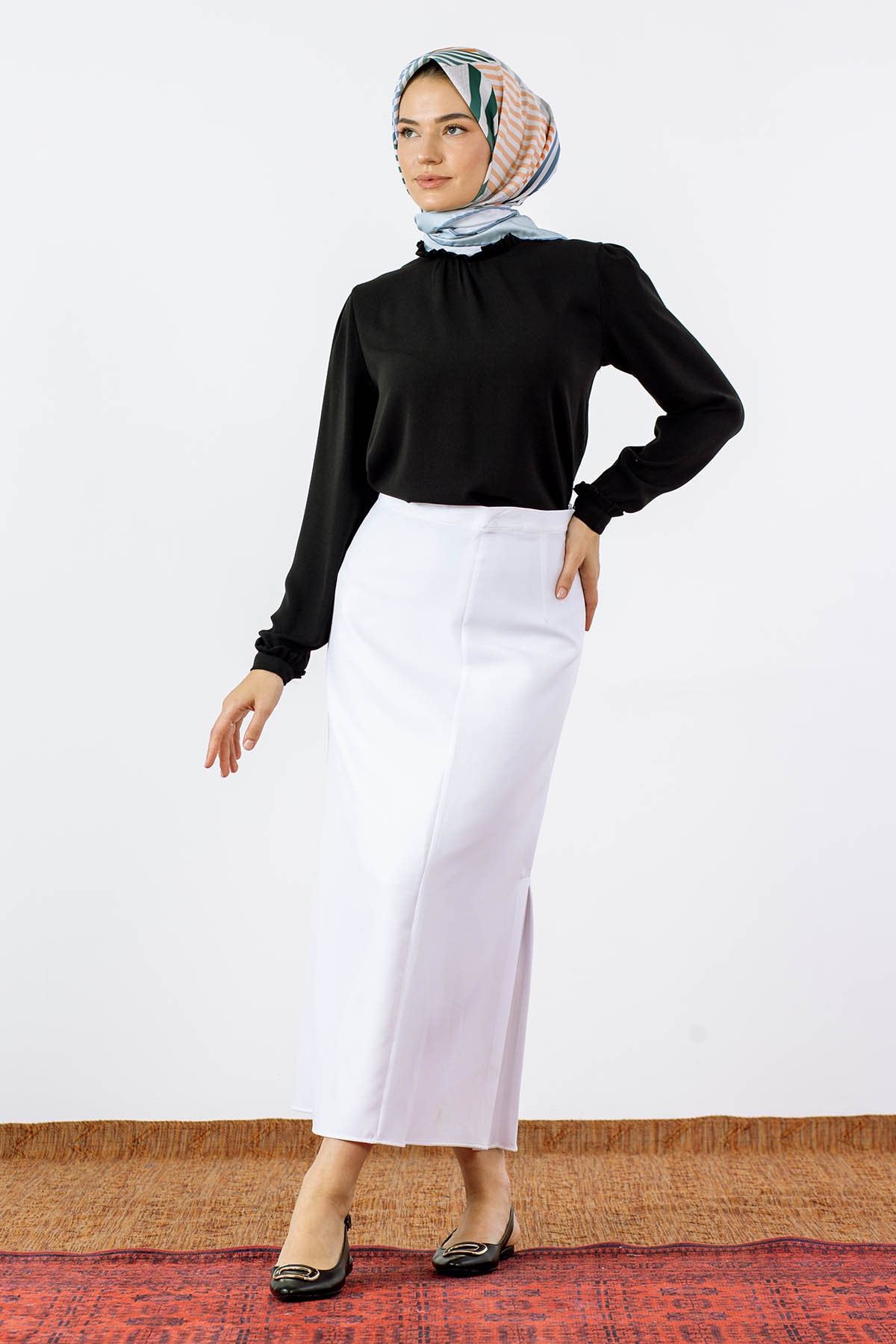 9189-25 Kalem Etek 38-46 - Beyaz - 2