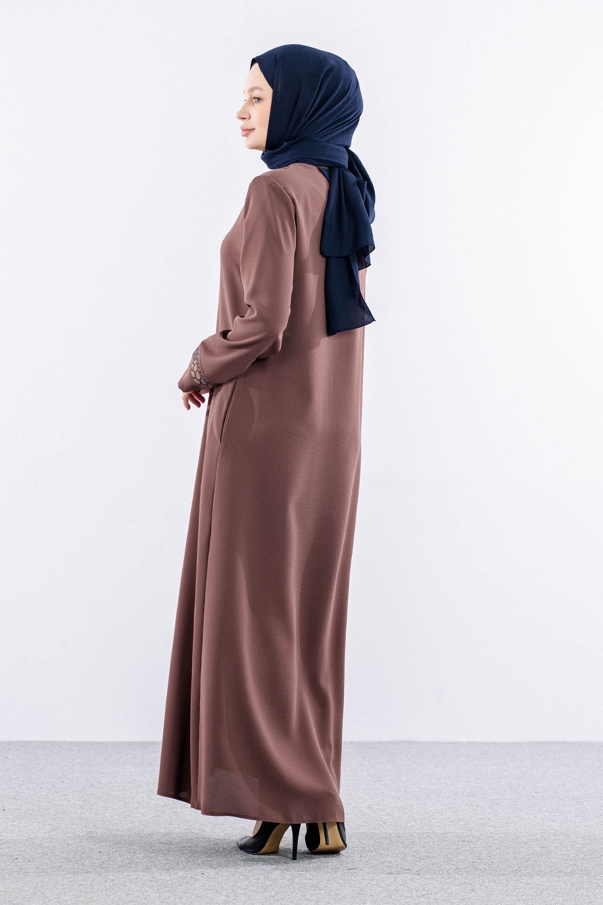 922 Ferace 46-56 Ptk - Kahve - 5