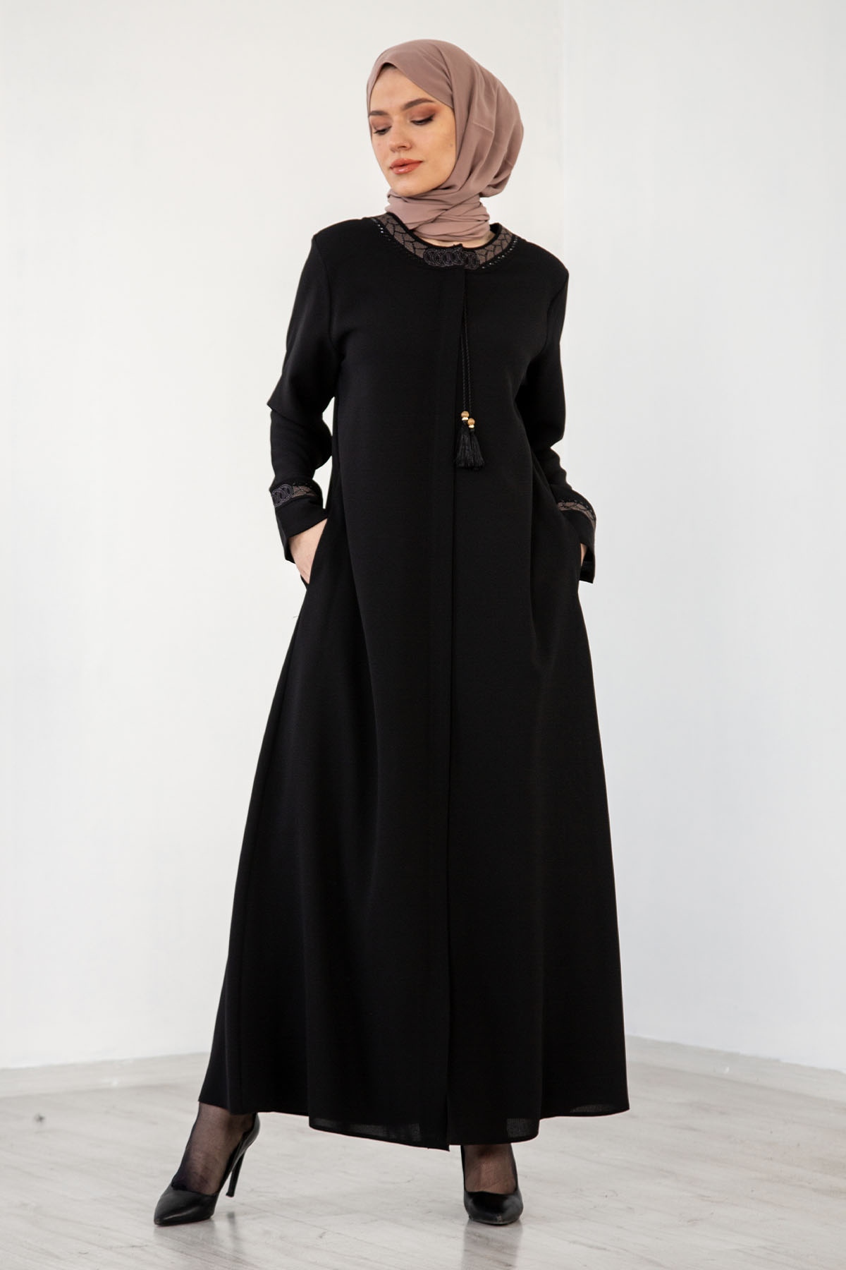 922 Ferace 46-56 - Siyah - 1