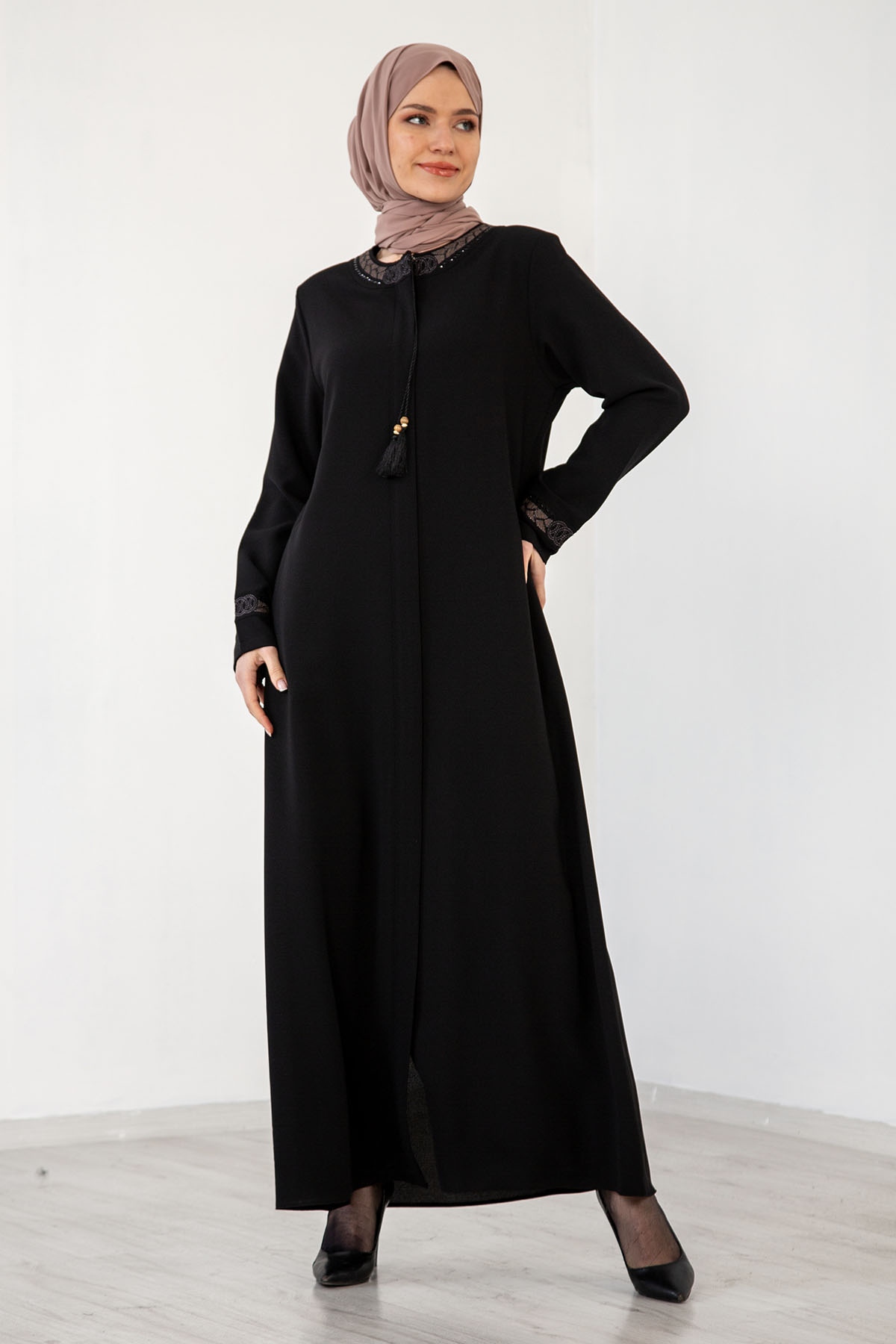 922 Ferace 46-56 - Siyah - 3