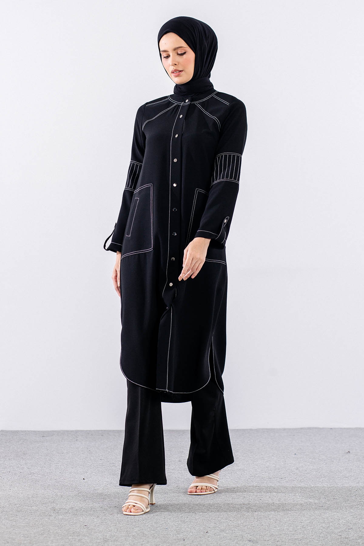 9230 Giyçik 38-46 - Siyah_beyaz - 2