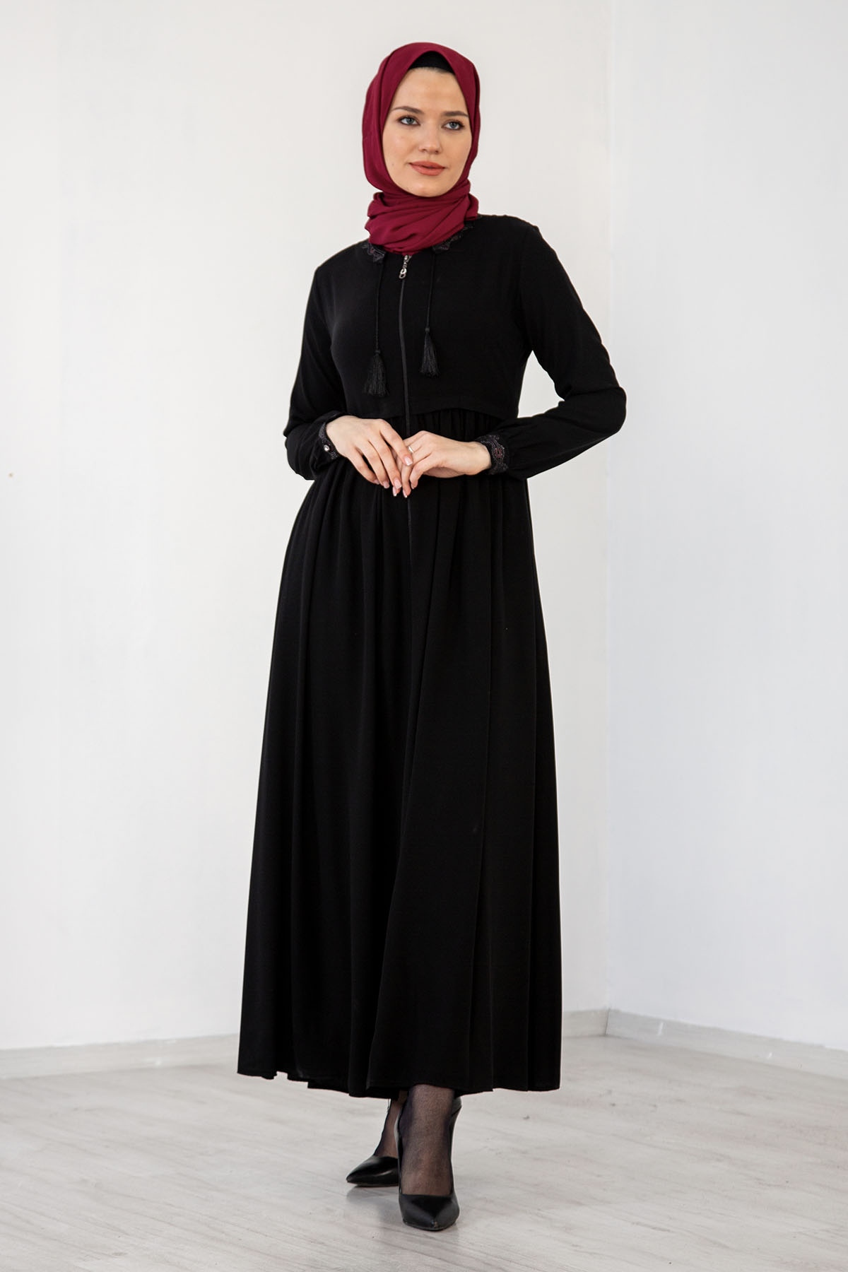 941 Ferace 38-48 Krep - Siyah - 1