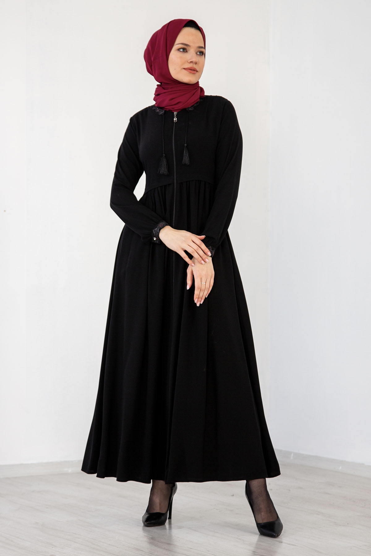 941 Ferace 38-48 Krep - Siyah - 2