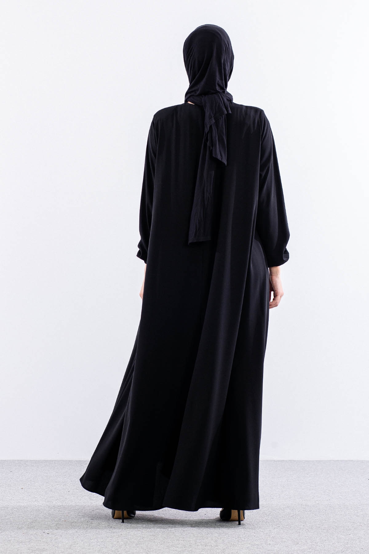 965 Ferace 42-52 Yaz Birce Mevlana - Siyah - 6