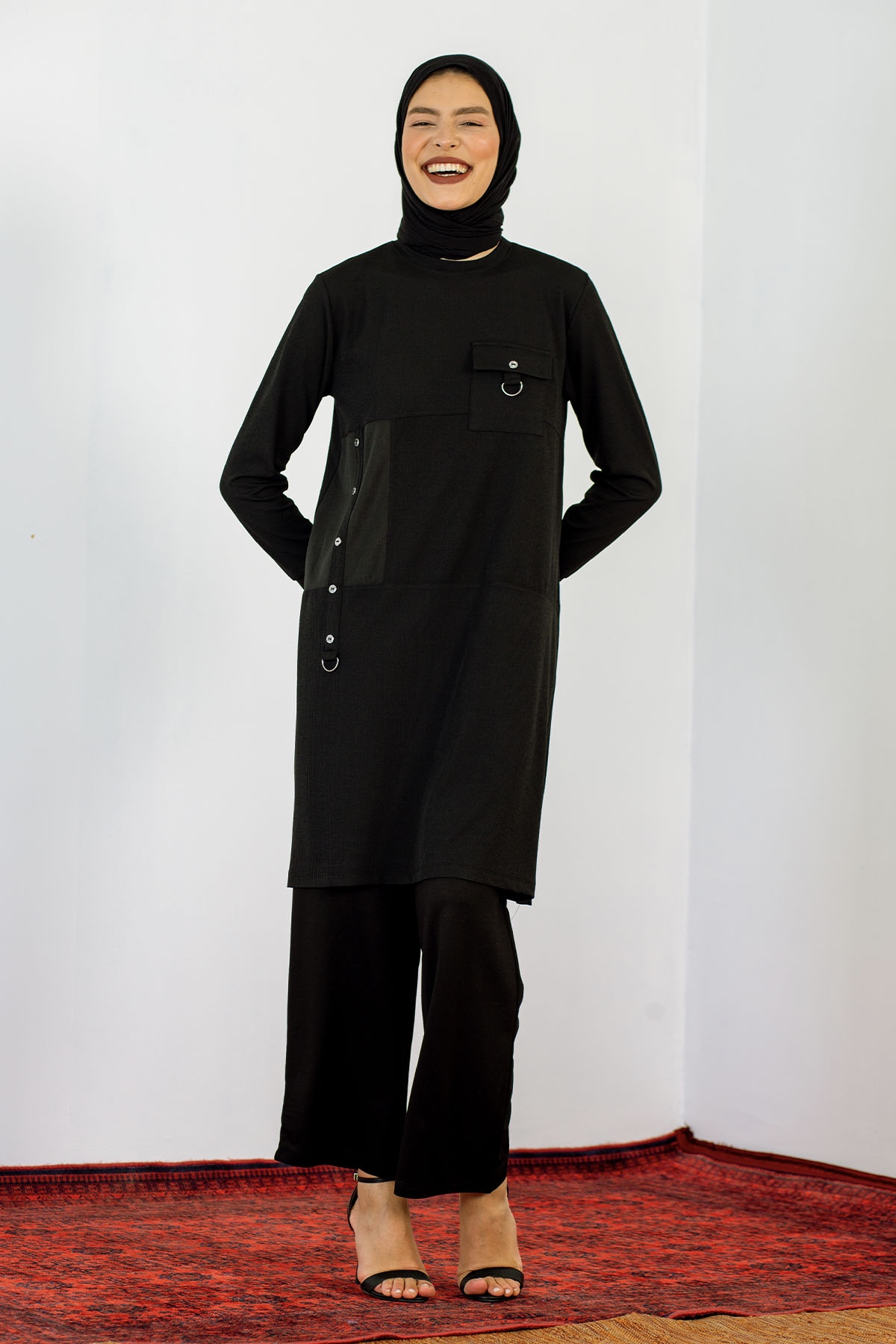 9674 Spor Tunik 2-3-4-5 - Siyah - 2