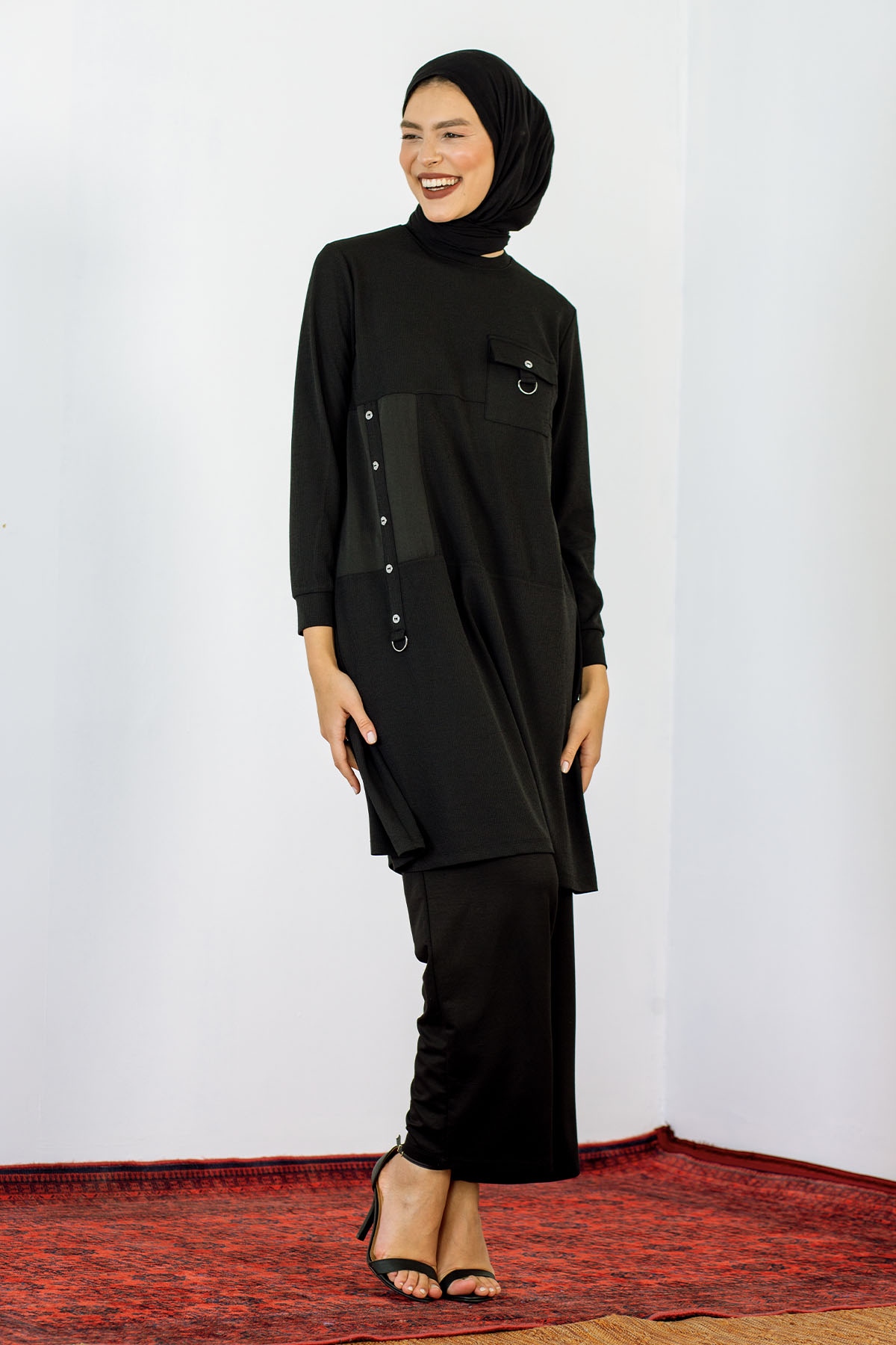 9674 Spor Tunik 2-3-4-5 - Siyah - 3