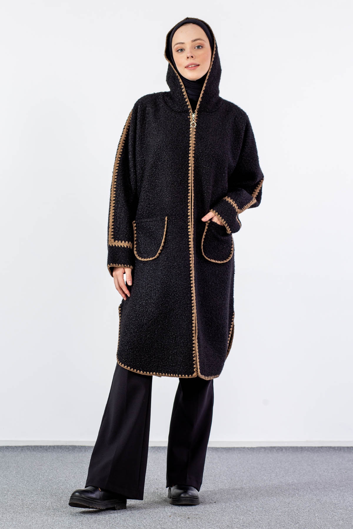 9689 Kuzu Kap 3-4-5 - Siyah_bej - 1